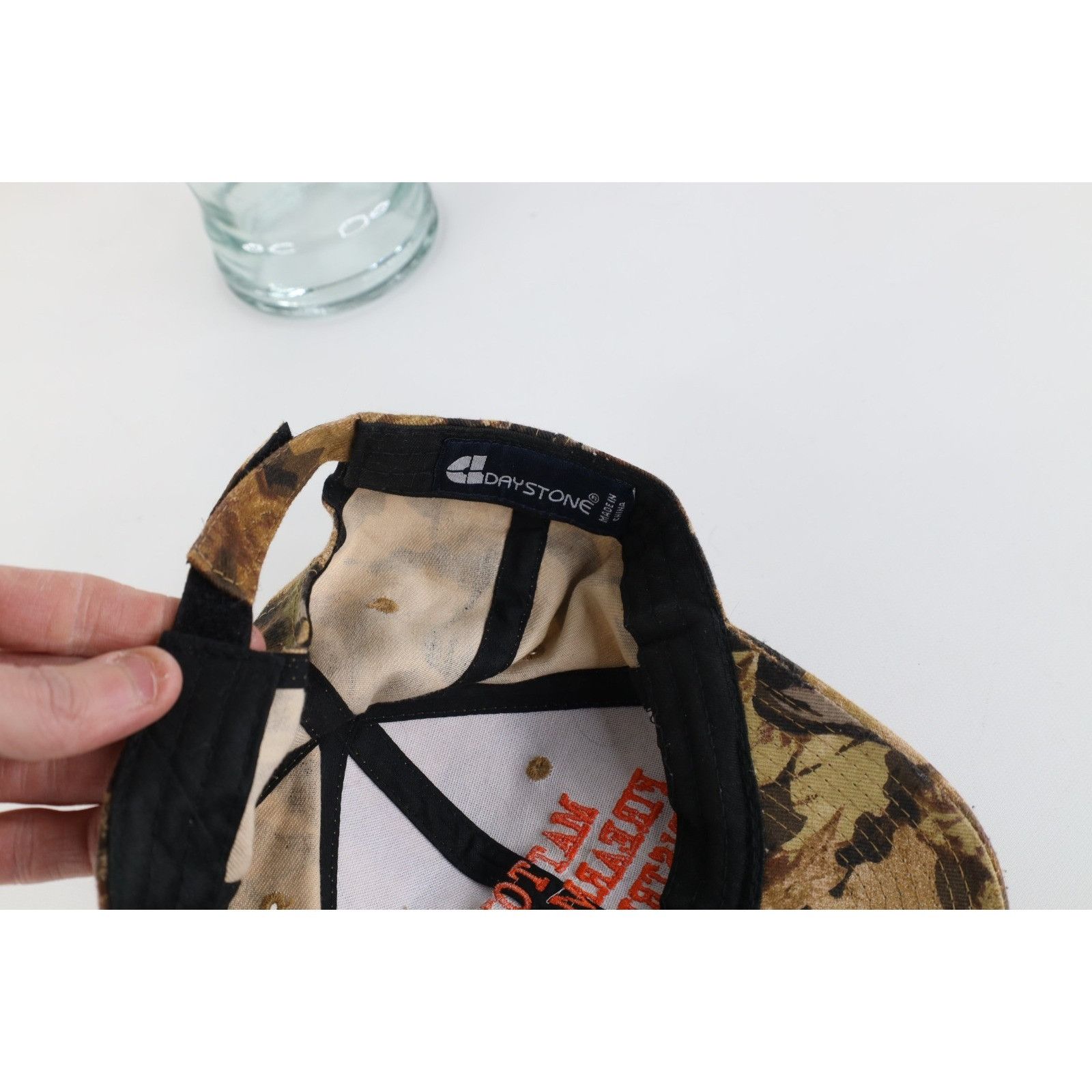 Vintage Vintage 90s Mattoxs Firearm School Camouflage Hat Size ONE SIZE - 9 Thumbnail