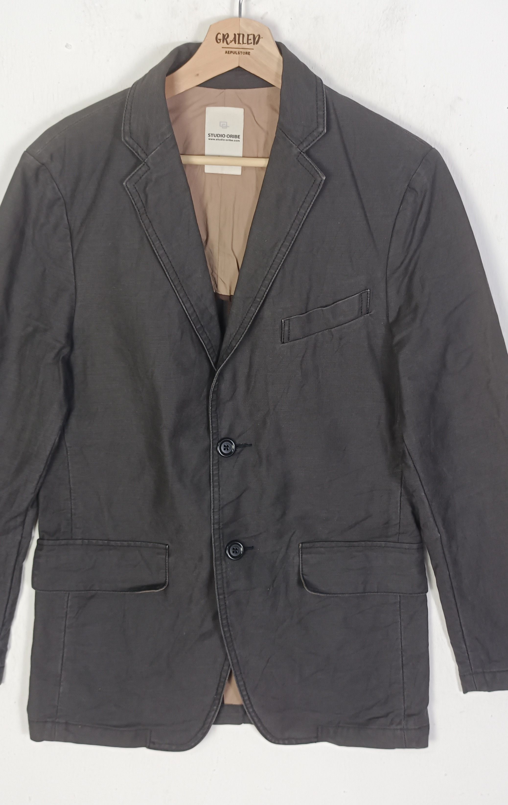 Japanese Brand Studio Oribe Four Coat Men Jacket Size US M / EU 48-50 / 2 - 3 Thumbnail