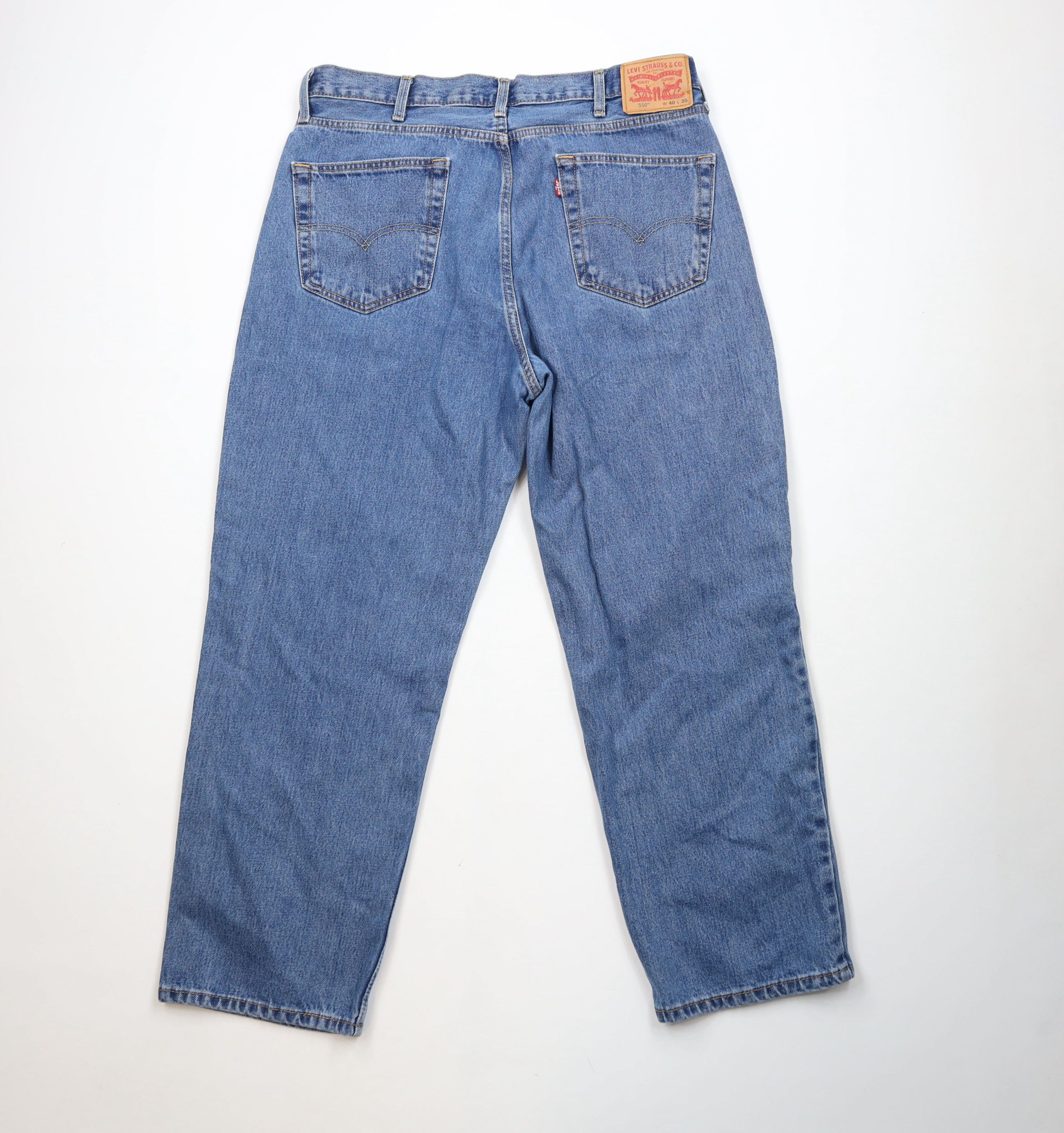 Levi's Vintage Y2K Levis 550 Relaxed Fit Denim Jeans Blue Cotton Size US 40 / EU 56 - 9 Thumbnail