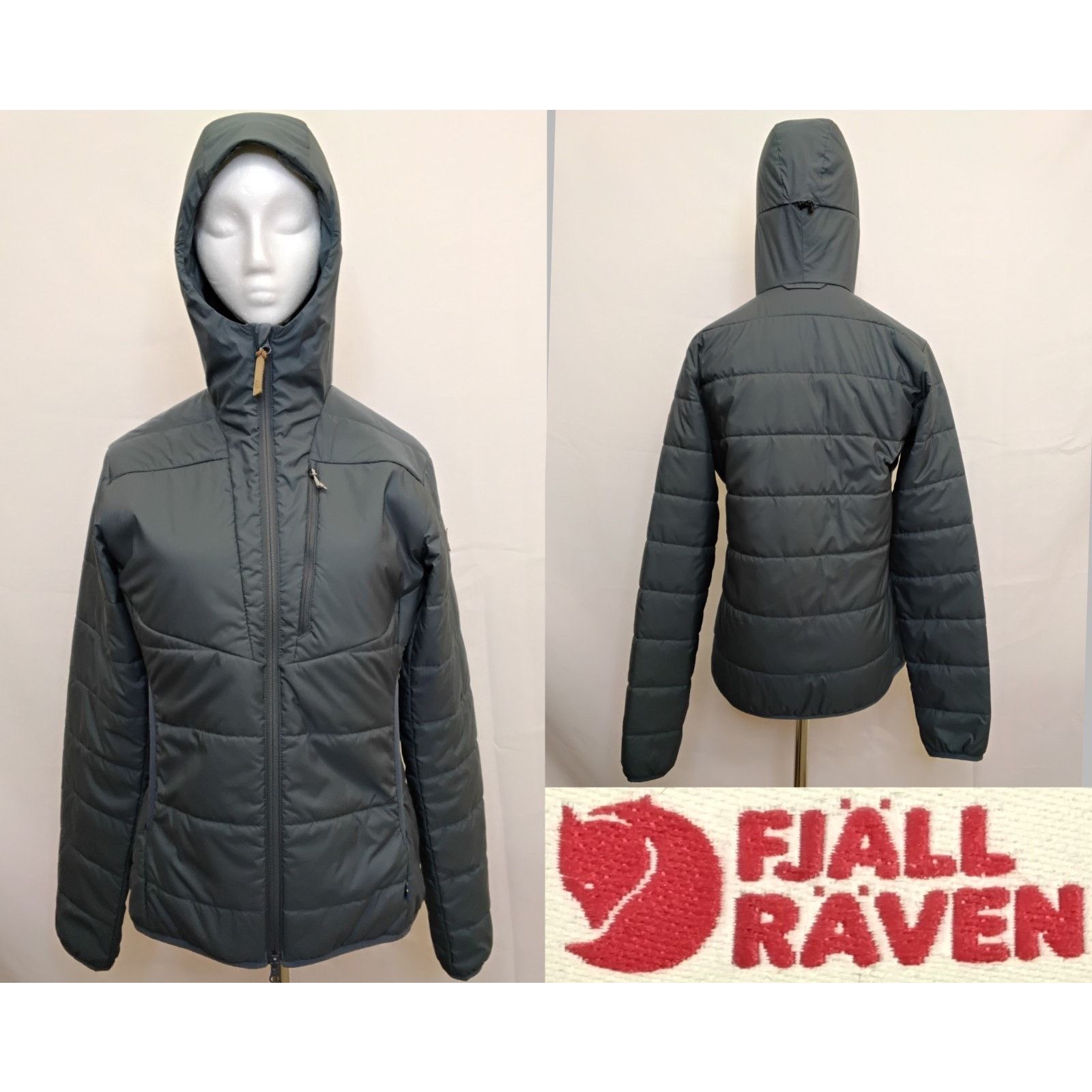 Fjallraven Fjallraven Keb Padded Hoodie Women's S Blue Full Zip Size S / US 4 / IT 40 - 1 Thumbnail