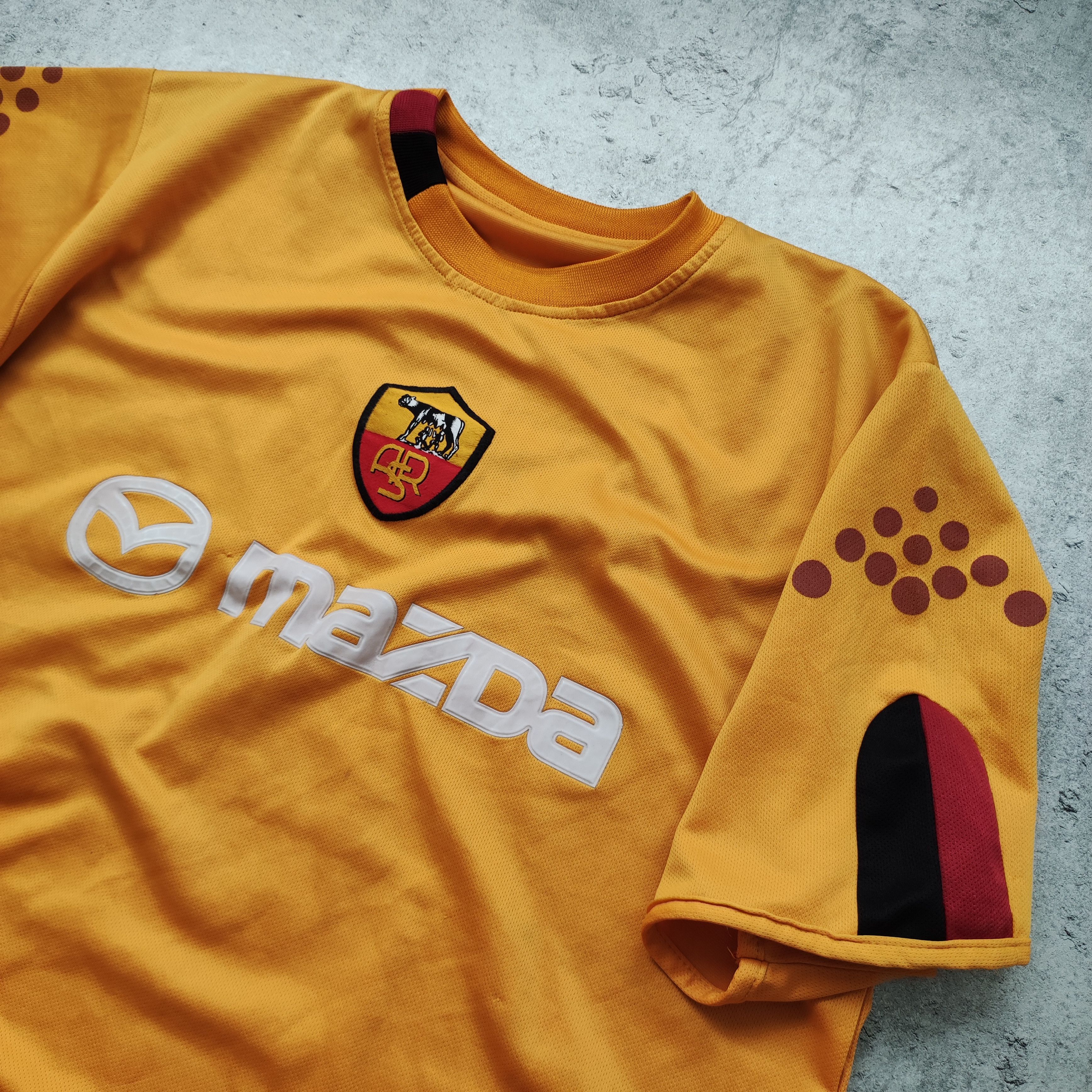 Vintage Vintage RARE 2003/04 AS Roma Third Football Jersey Size US M / EU 48-50 / 2 - 5 Thumbnail