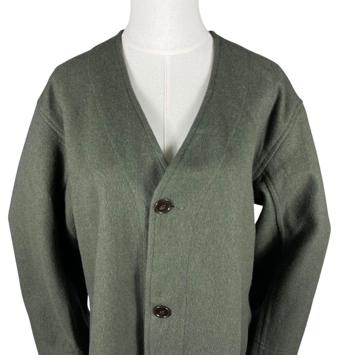 Vintage Vintage 60s French Military Wool Liner Jacket | Size XL / US 12-14 / IT 48-50 - 2 Thumbnail