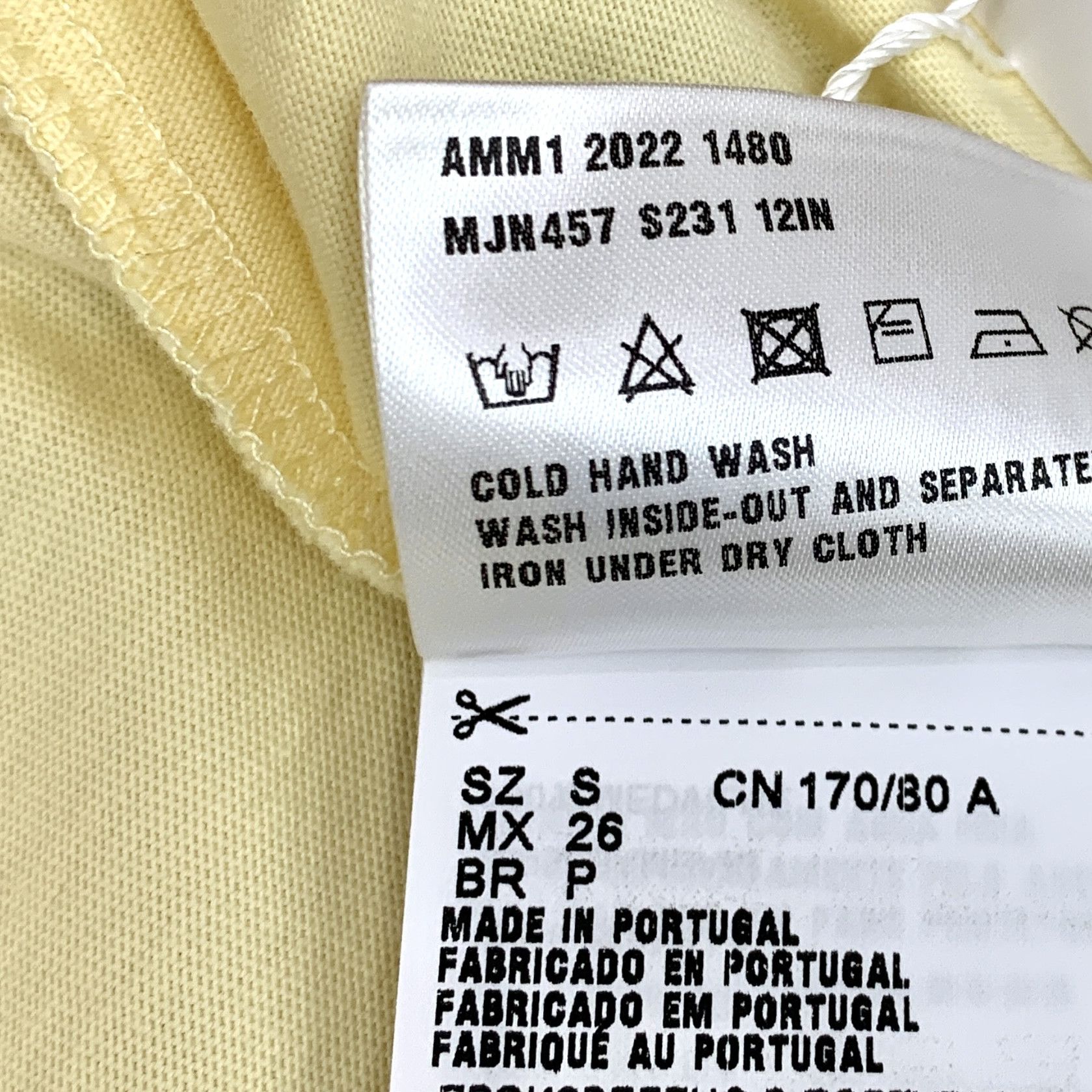 Miu Miu Miu Miu Tee Logo Print Cotton Yellow (Size S) Size S / US 4 / IT 40 - 6 Thumbnail