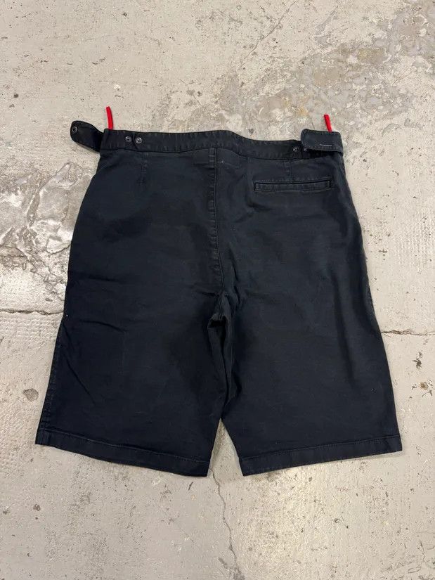 Prada × Vintage 2000s Prada Linea Rossa Navy Shorts Size US 30 / EU 46 - 11 Thumbnail