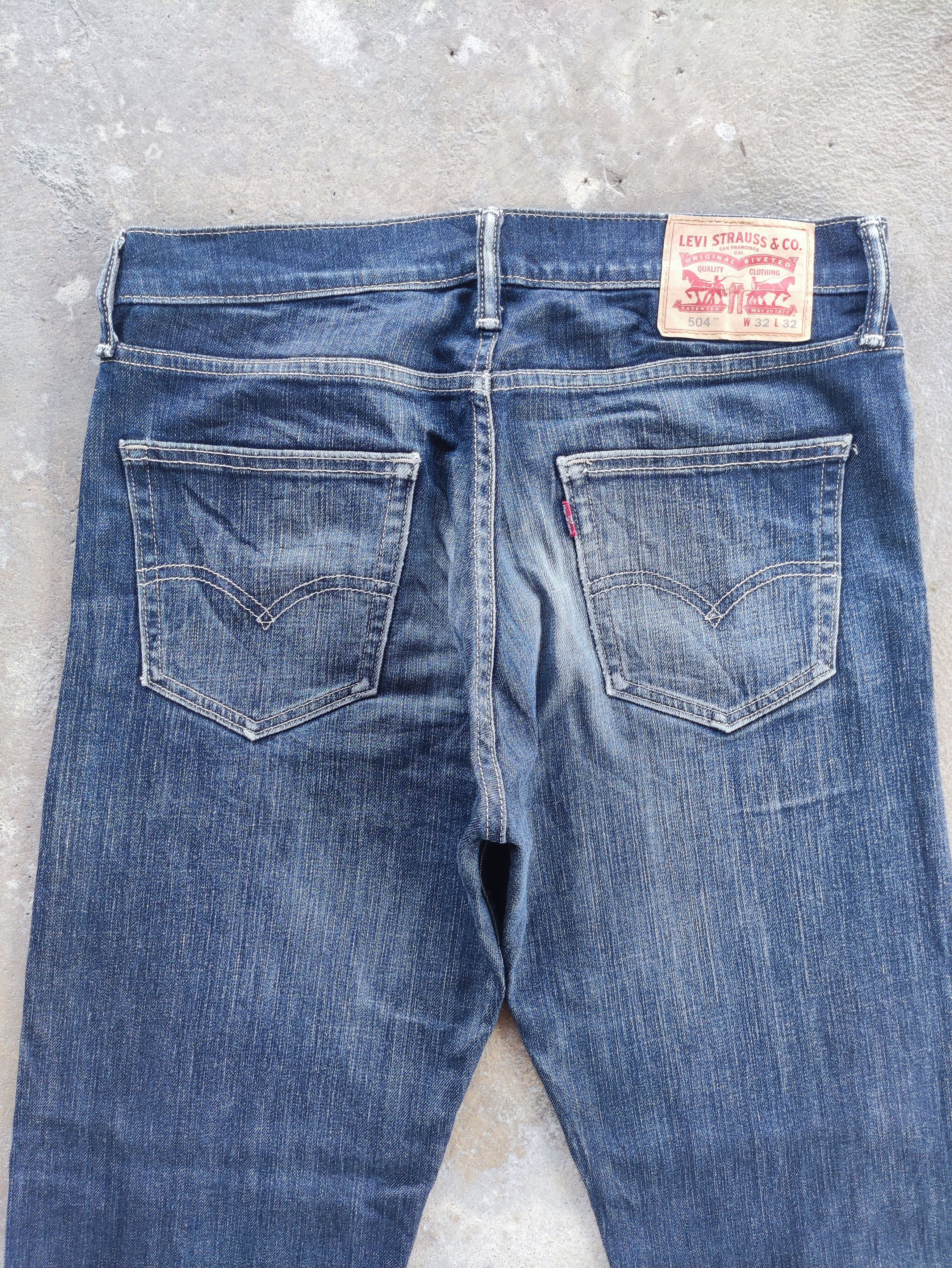 Jean × Levi's W32 VINTAGE LEVI’S 504 DISTRESSED FADED JEANS PANTS DENIM Size US 32 / EU 48 - 9 Thumbnail