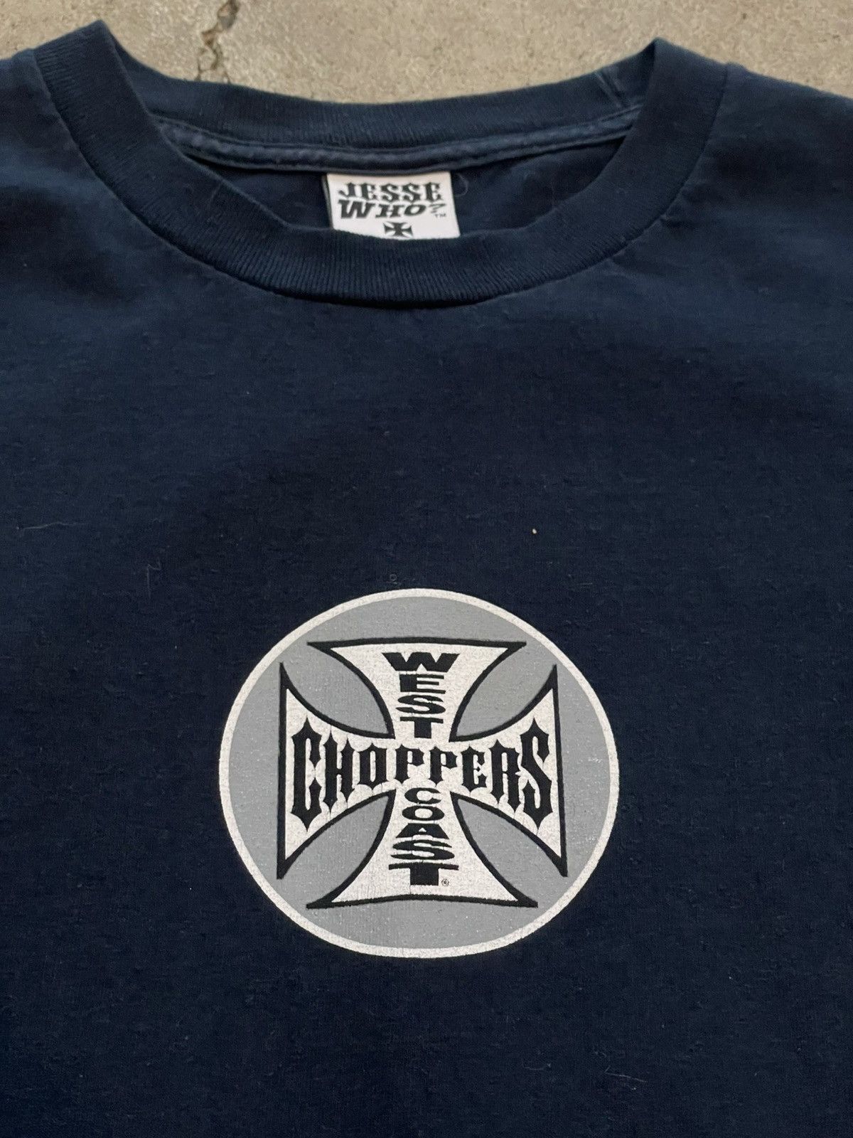 West Coast Choppers Vintage West Coast Chopper Iron Cross Shirt Size US XL / EU 56 / 4 - 2 Thumbnail