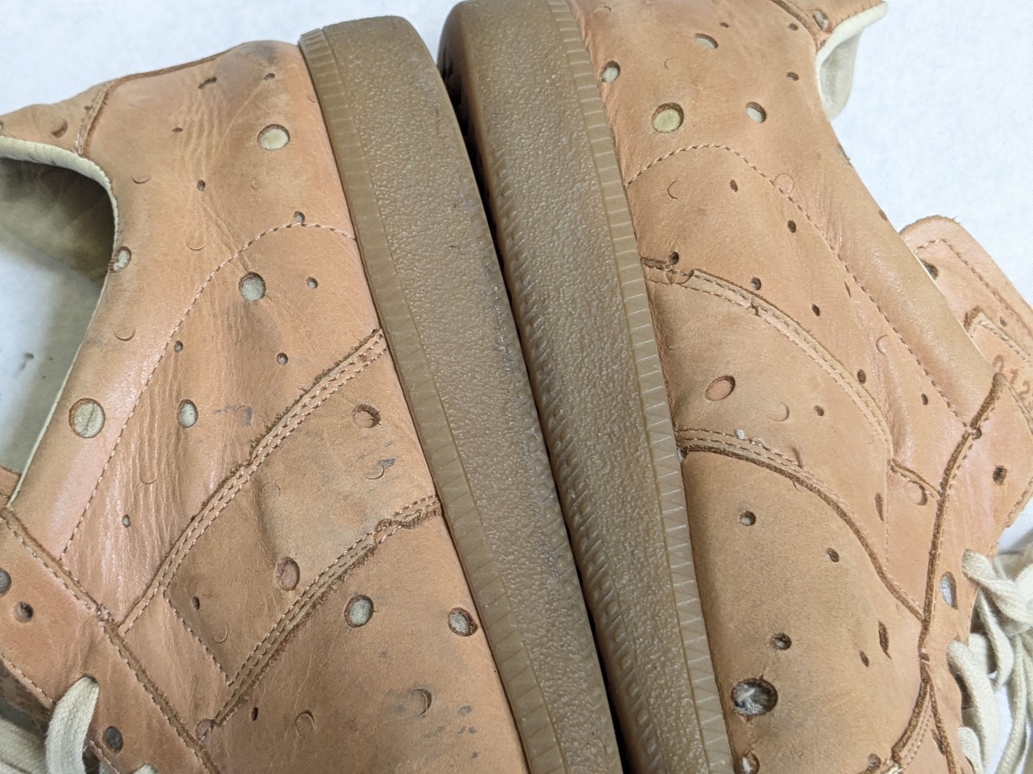 Maison Margiela Maison Margiela Replica GAT 12 45 Brown Low Tops Leather Size US 12 / EU 45 - 15 Thumbnail