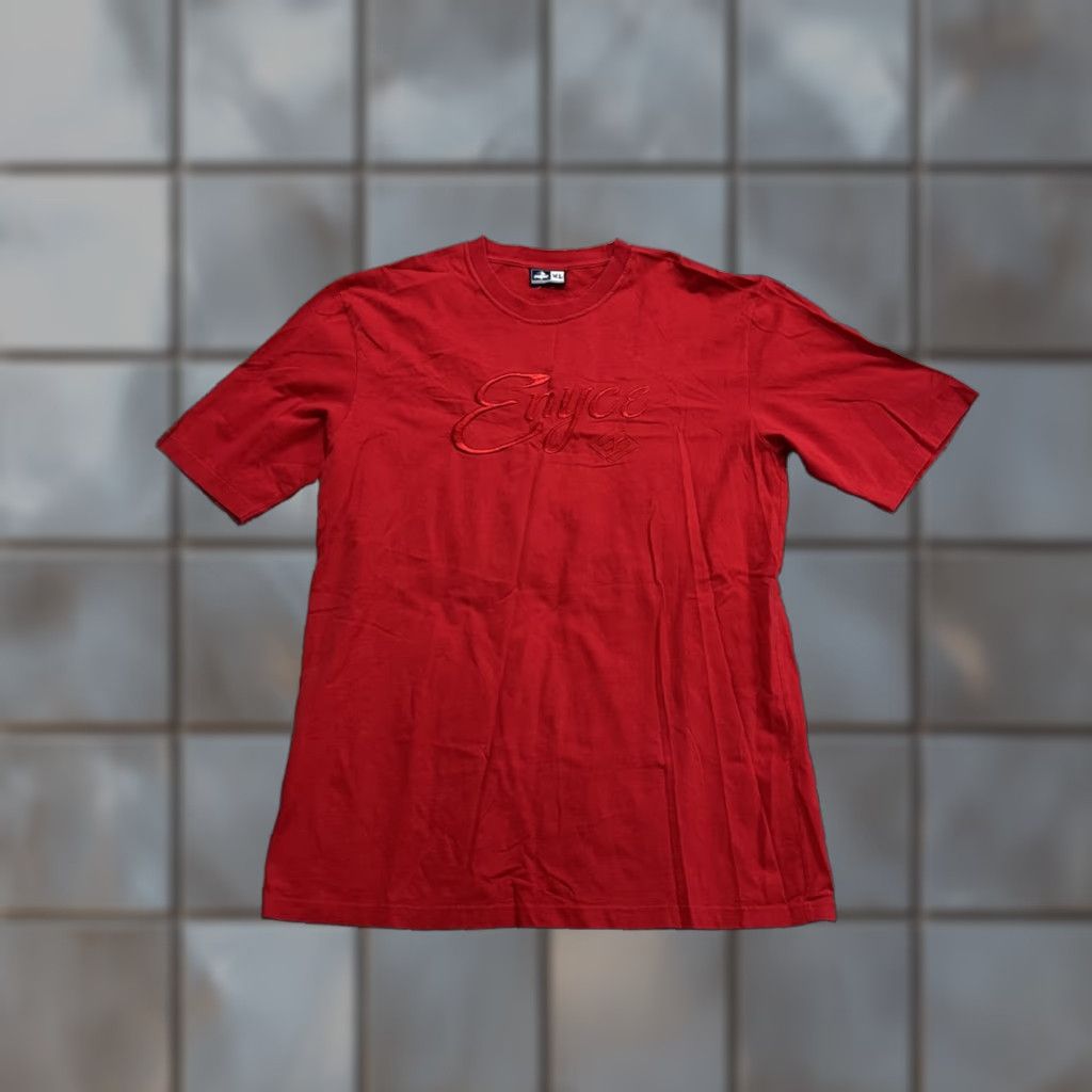Enyce VINTAGE Enyce T-Shirt Hip Hop Red Short Sleeve XL Men Baggy 90s 00s Y2K Size US XL / EU 56 / 4 - 1 Thumbnail
