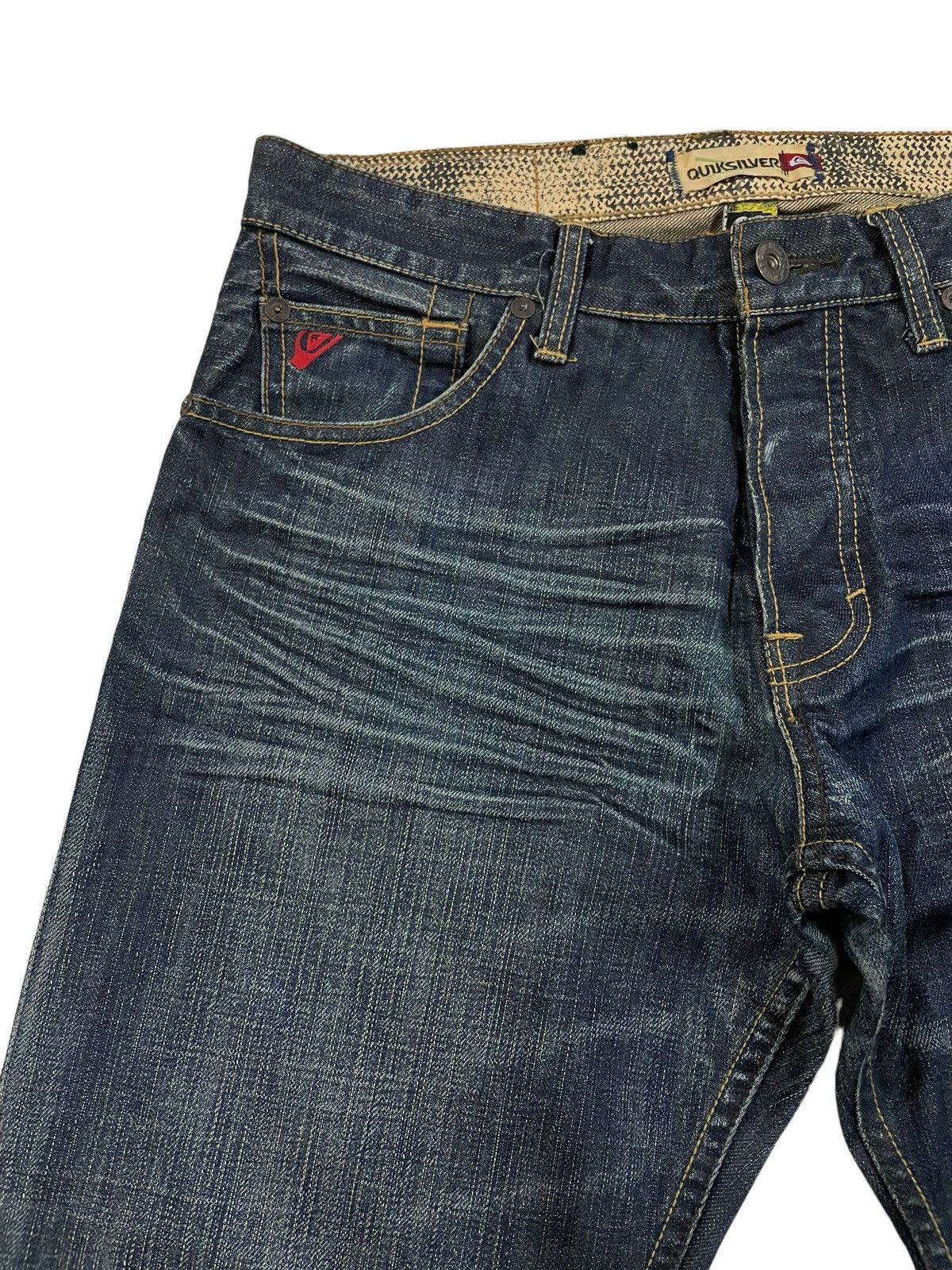Quicksilver × Quiksilver Vintage Quiksilver Buster Faded Relaxed Fit Jeans Size US 32 / EU 48 - 5 Thumbnail