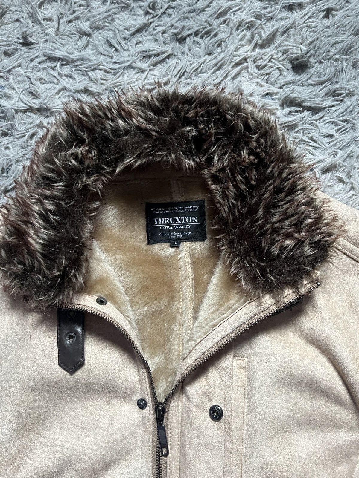 Tornado Mart vintage fur bomber Size US L / EU 52-54 / 3 - 6 Thumbnail