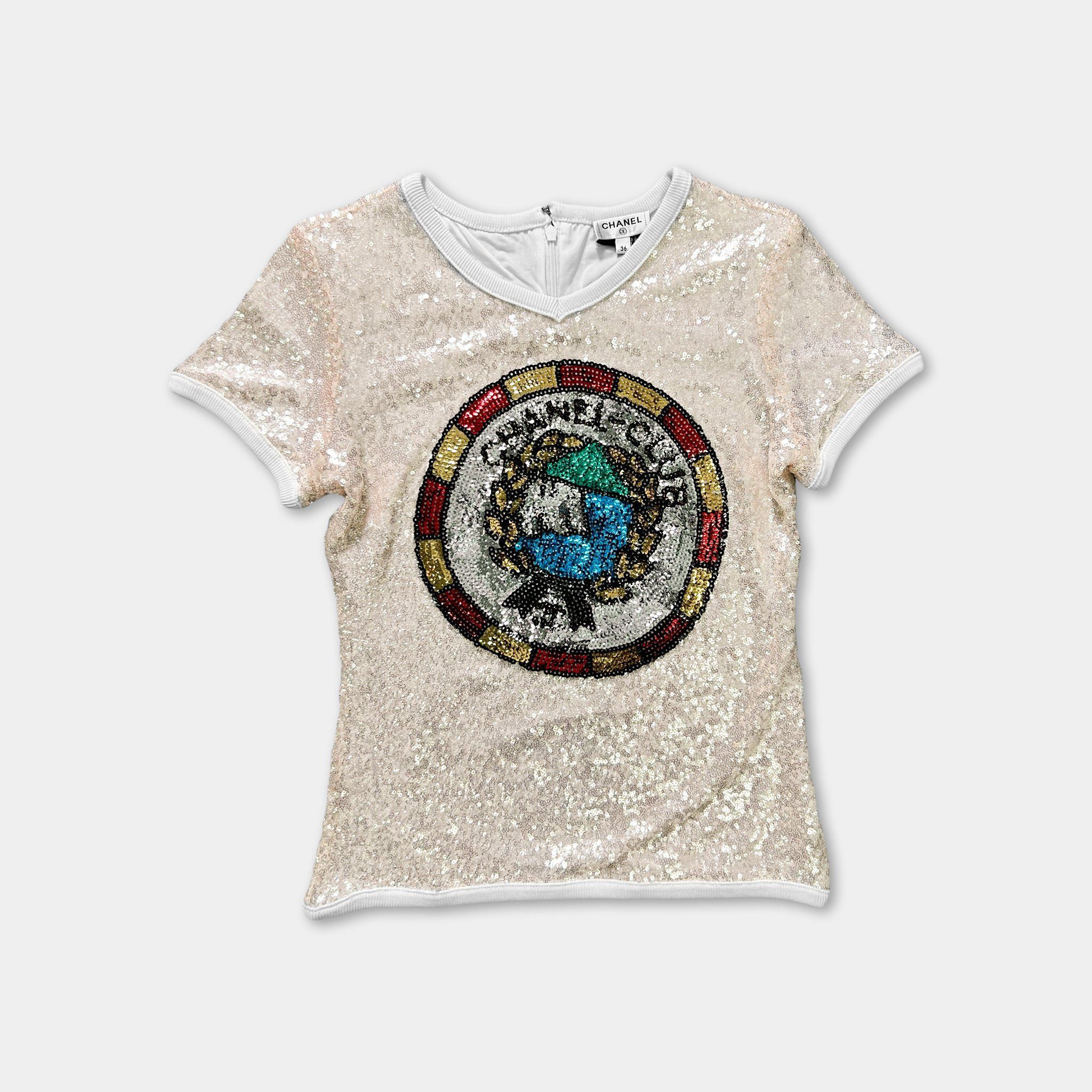 Chanel Chanel Cruise 2023 Club Logo Tee Size XS / US 0-2 / IT 36-38 - 1 Thumbnail