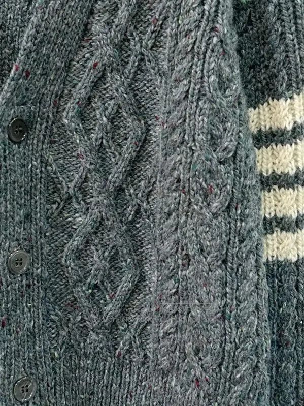 Thom Browne Thom Browne Gray Wool Women's Cardigan . Size S / US 4 / IT 40 - 6 Thumbnail