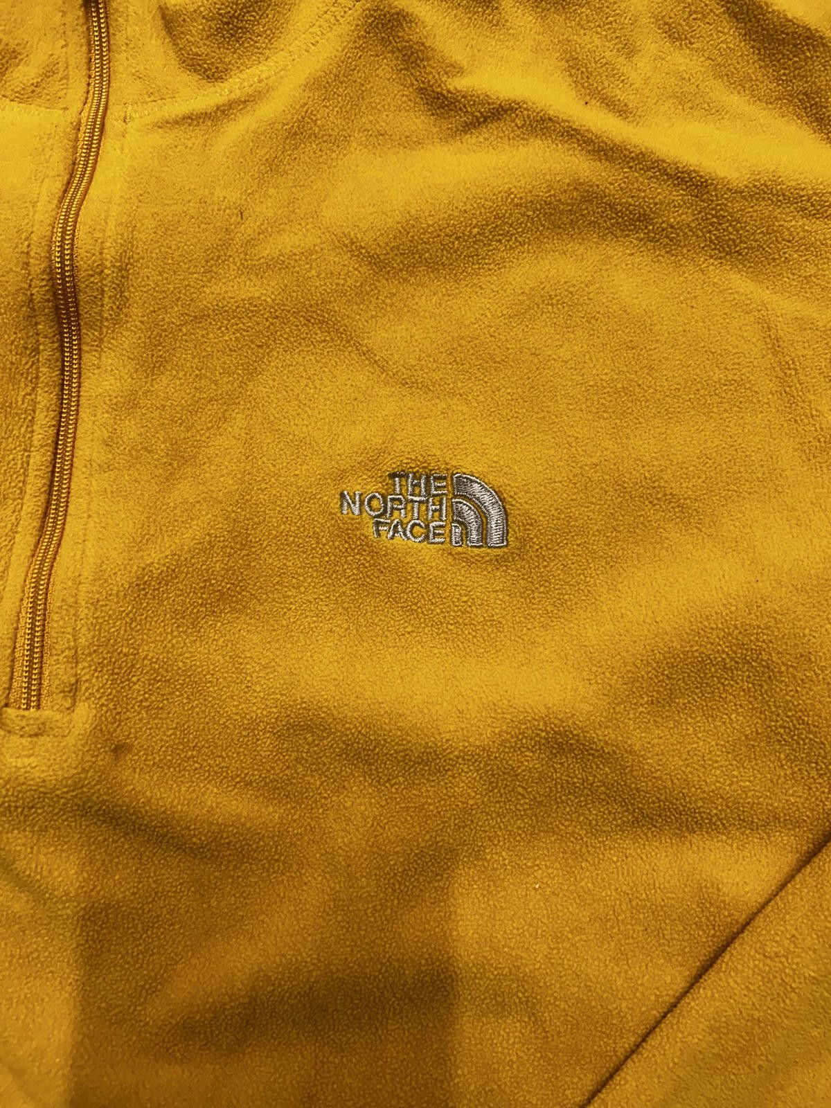 The North Face The North Face Men's Quarter Zip Fleece Top - Mustard Yellow Size US L / EU 52-54 / 3 - 3 Thumbnail