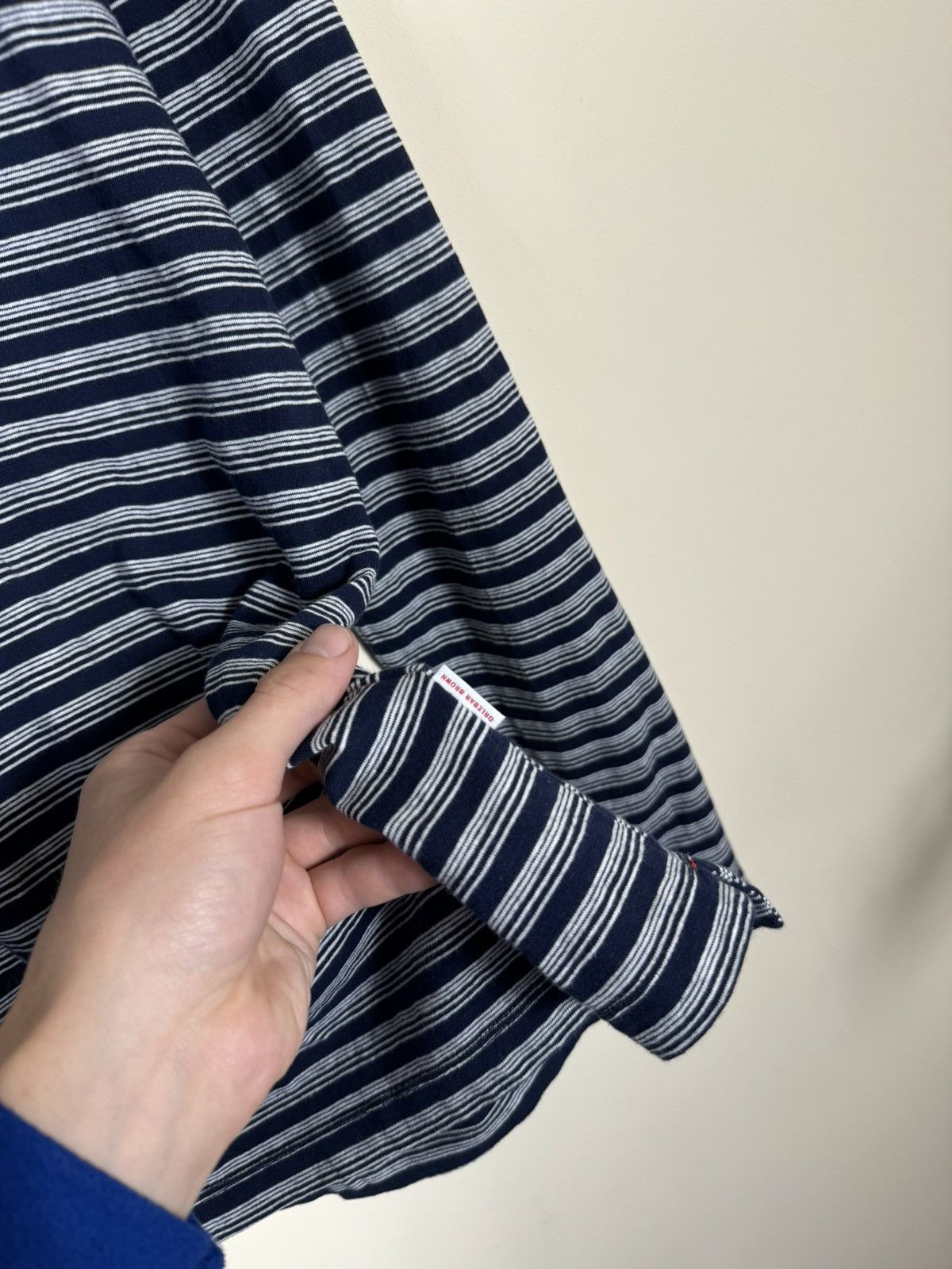 Designer × Orlebar Brown Orlebar Brown tailored fit striped long sleeve Size US M / EU 48-50 / 2 - 3 Thumbnail
