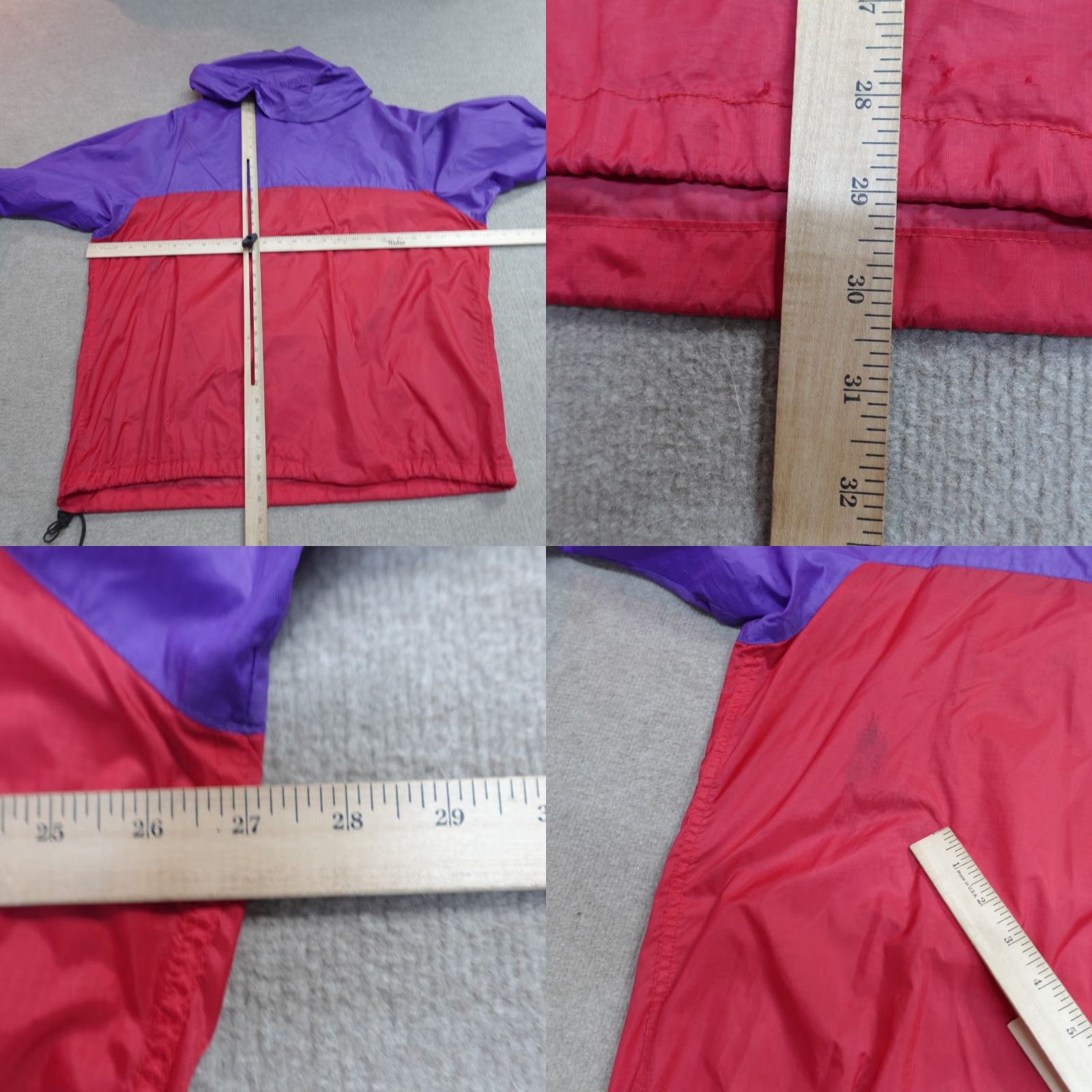 Patagonia VINTAGE Patagonia Jacket XL Purple Red Nylon Windbreaker Anorak Mens Full Zip Regular Size XL Red Nylon Patagonia Jacket Size US XL / EU 56 / 4 - 8 Thumbnail