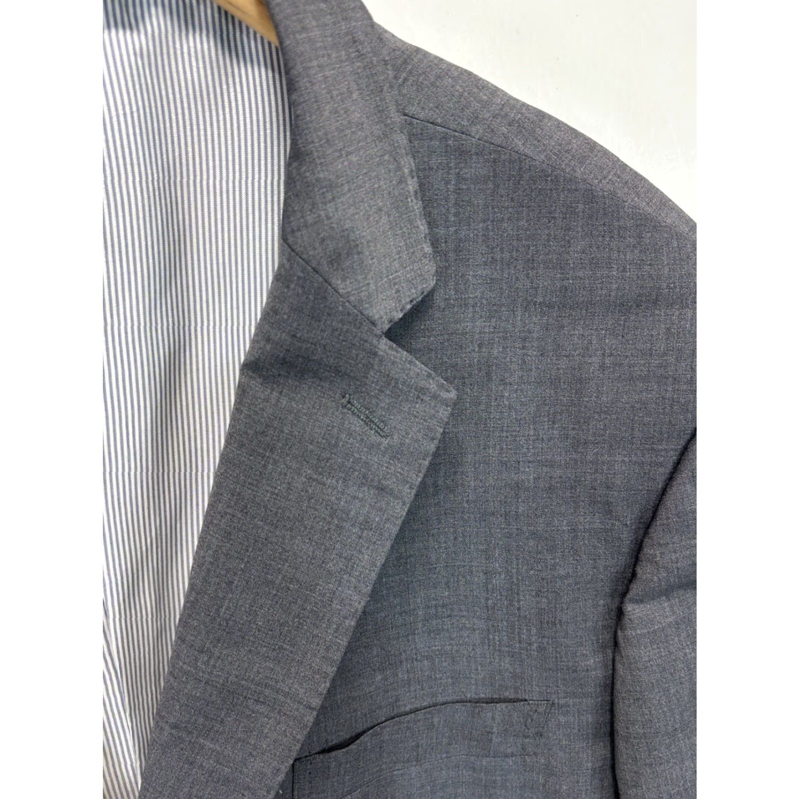 Brooks Brothers Brooks Brothers Madison Fit Gray Men's 48R Blazer Explorer Sport Coat Classic Single-Breasted Two-Button Front Notch Lapel Regular Size 48R - 5 Thumbnail
