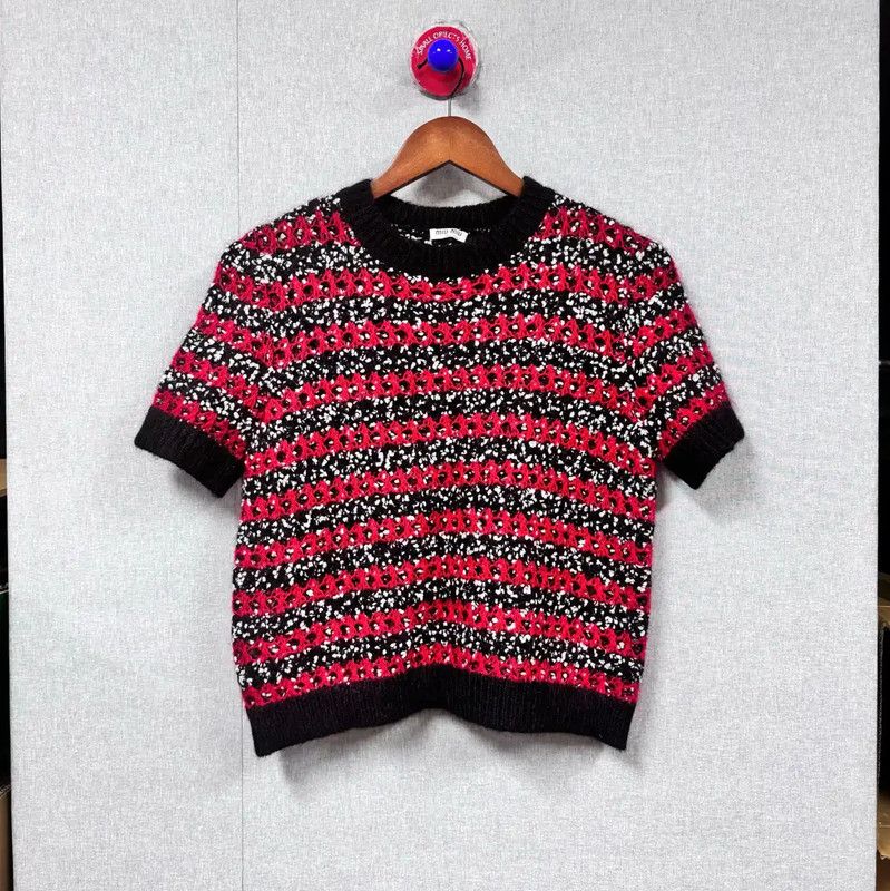 Miu Miu Colorful Wool Women’s T-Shirt 0089