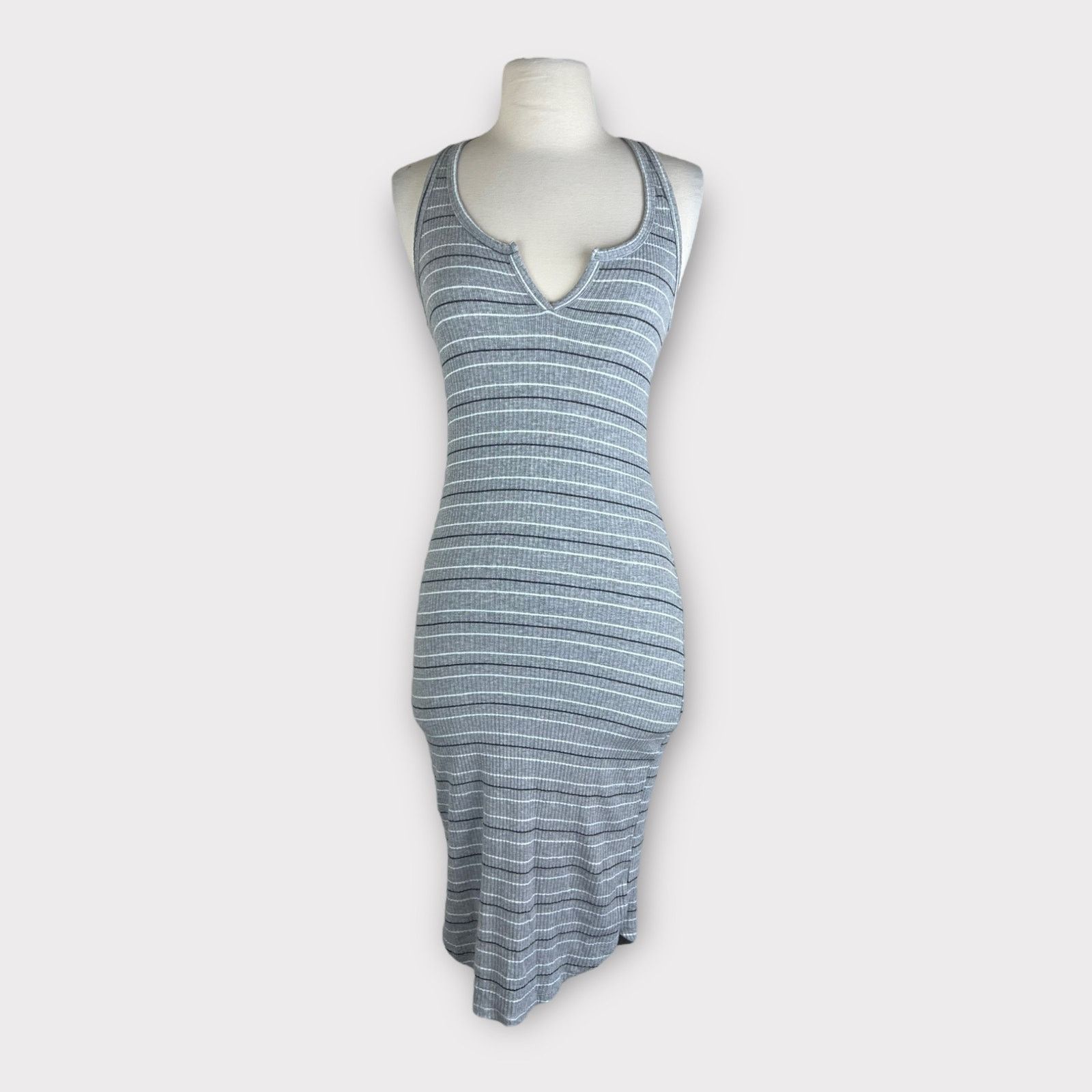 Nordstrom Michelle by Comune | Midi Bodycon Racerback Tank Dress Size S / US 4 / IT 40 - 6 Thumbnail