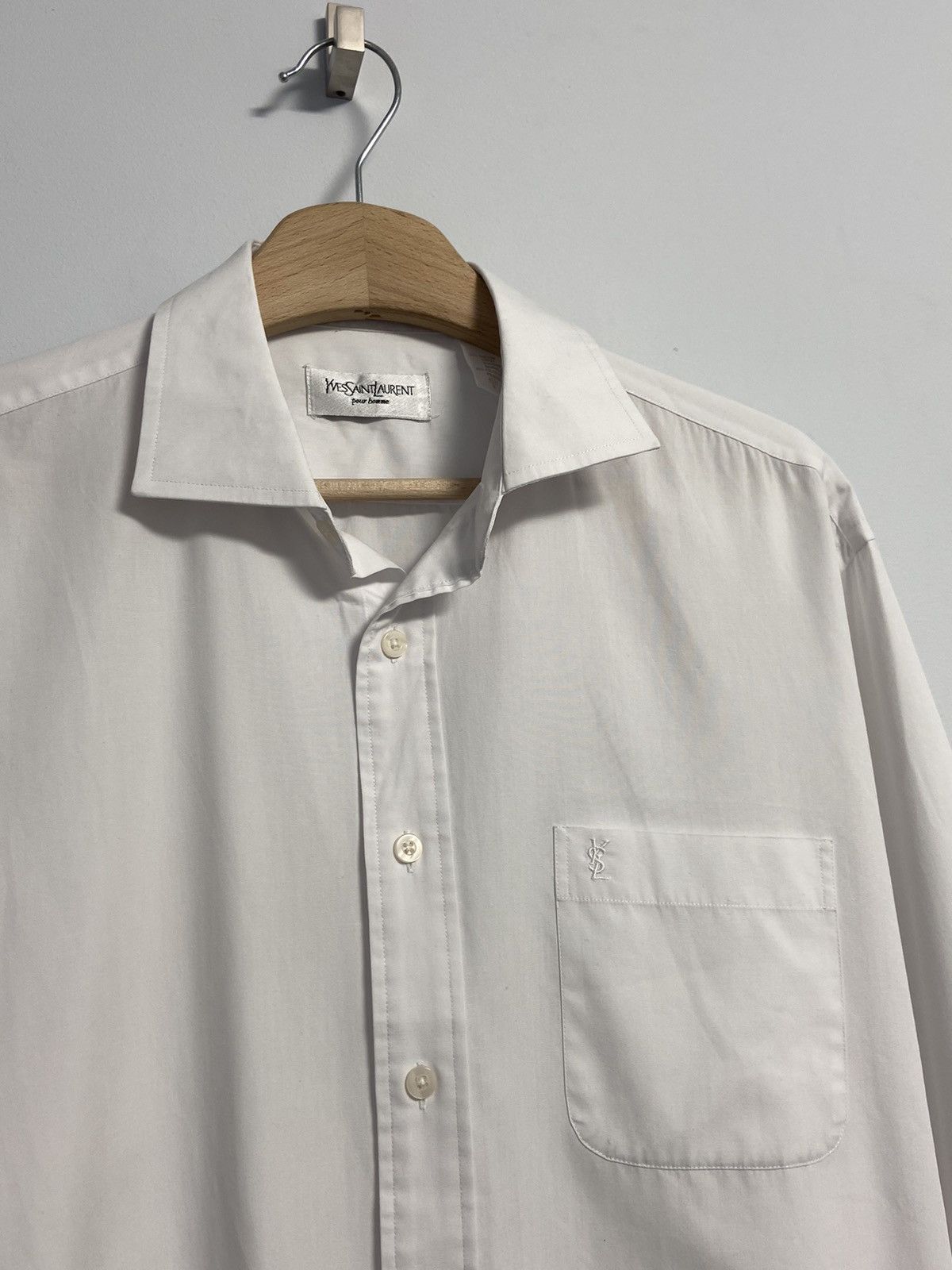 Yves Saint Laurent Ysl Yves saint Laurent Button Up Shirt Size US L / EU 52-54 / 3 - 2 Thumbnail