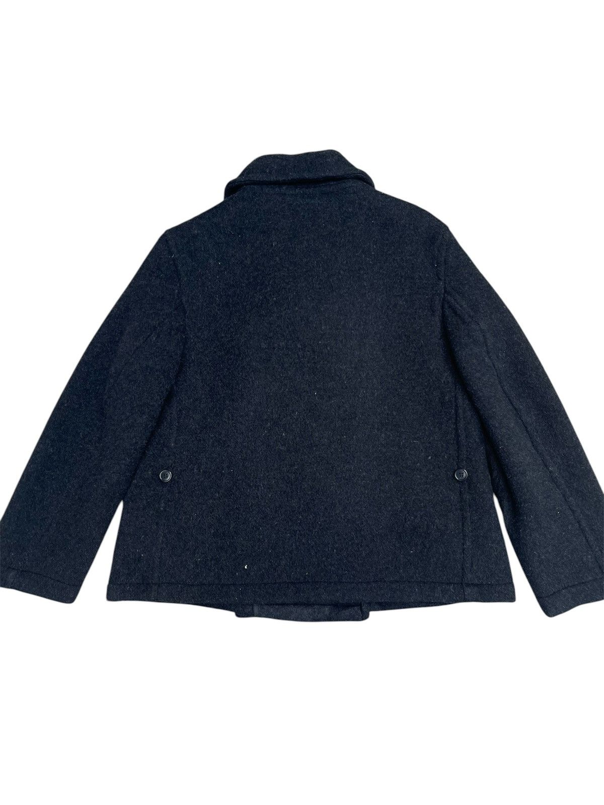 Designer × Margaret Howell Margaret Howell Charcoal Grey Wool Peacoat - Made in England Size US M / EU 48-50 / 2 - 4 Thumbnail