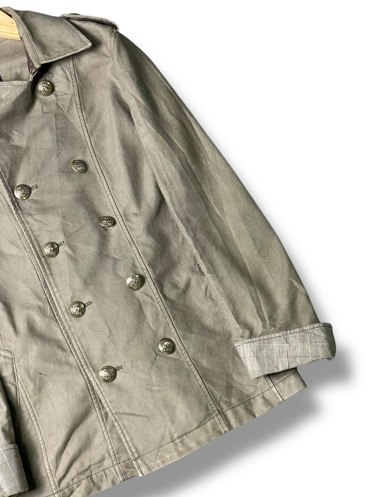 Japanese Brand × Michel Klein × Vintage Michel Klein Double Breasted Light Jacket (109) Size US XXS / EU 40 - 3 Thumbnail