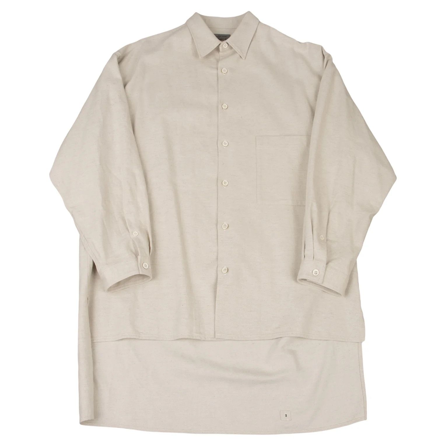 Yohji Yamamoto Yohji Yamamoto Patch Pocket Back Long Shirt Size US L / EU 52-54 / 3 - 1 Thumbnail