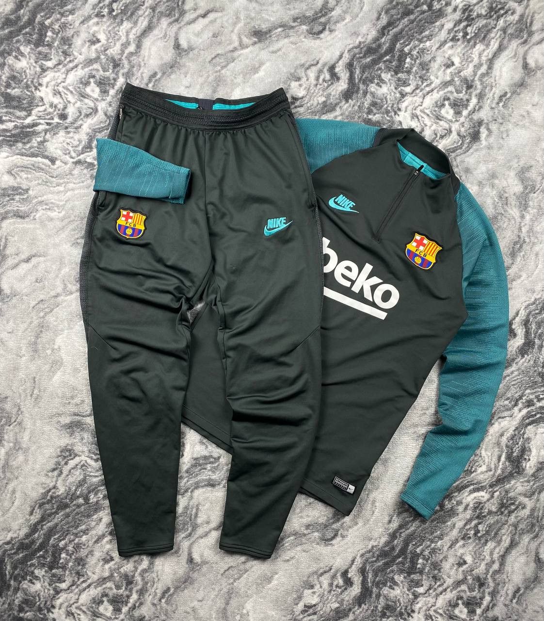Nike Nike Barcelona 1/4 Zip Tracksuit Drill Top And Pants Size US S / EU 44-46 / 1 - 1 Thumbnail