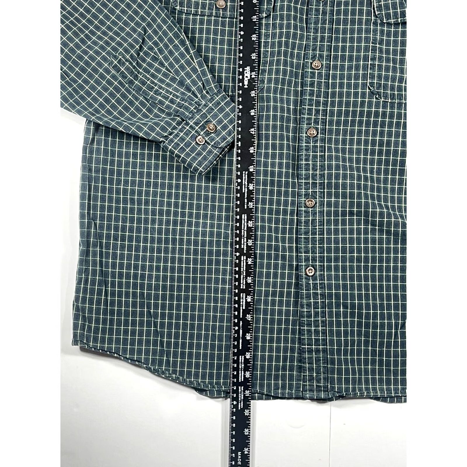 Gap Gap Button-Up Shirt Multicolor Plaid Long Sleeve XL Men’s Heavy Cotton Casual Workwear Shirt Size US XL / EU 56 / 4 - 3 Thumbnail