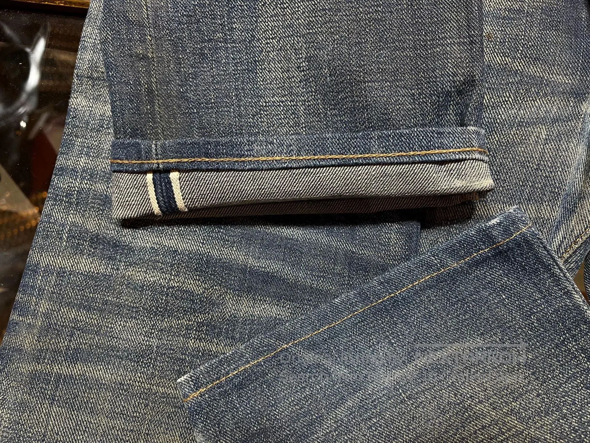 RRL Ralph Lauren distressed denim jeans by double rl. Size US 30 / EU 46 - 8 Thumbnail