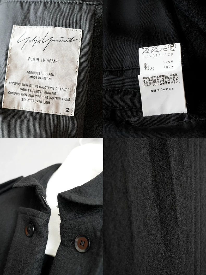 Yohji Yamamoto Yohji Yamamoto Yohji Yamamoto Double Breasted Coat Size US M / EU 48-50 / 2 - 7 Thumbnail