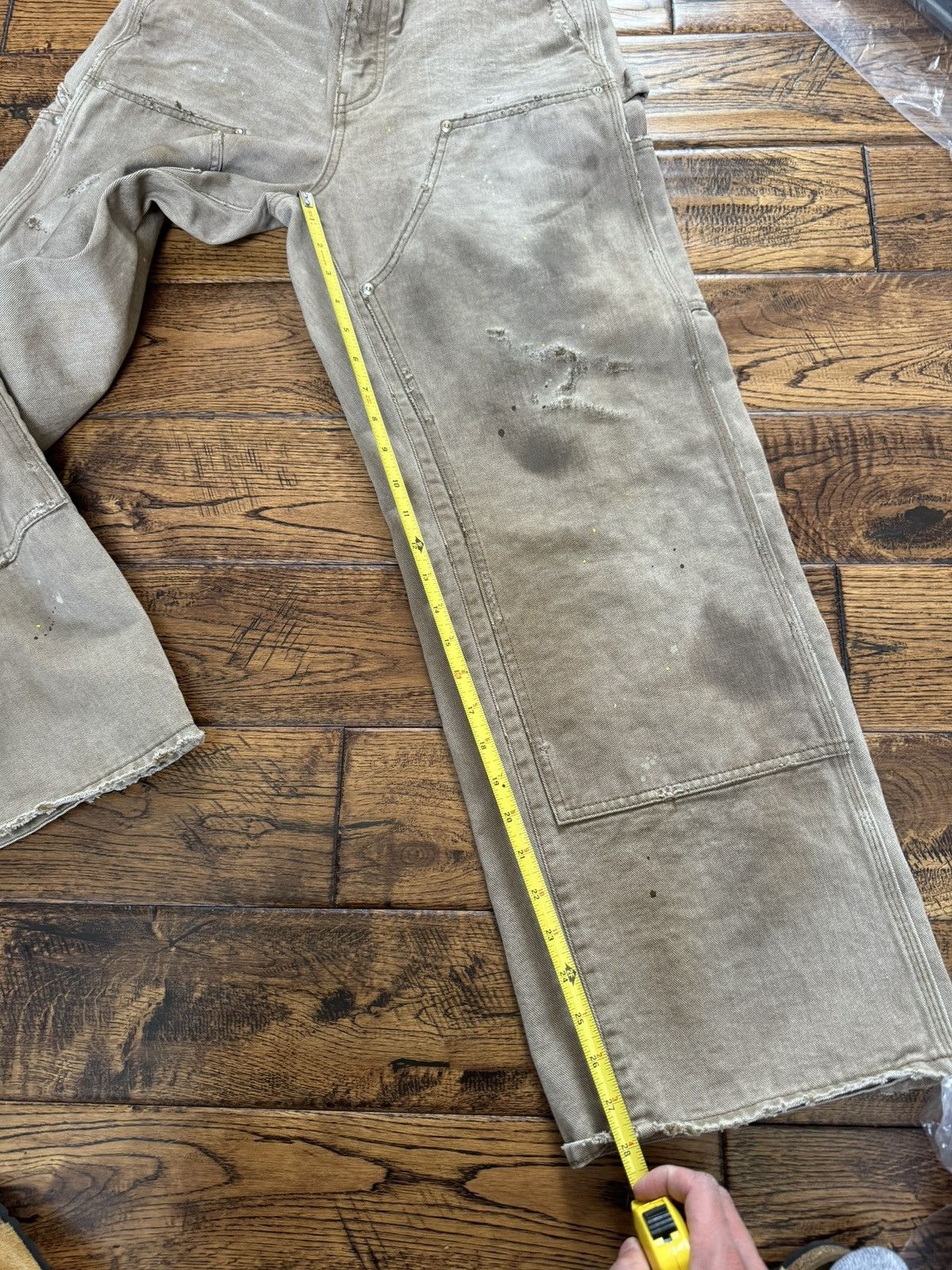 パンツ VujaDe GUNTHER DESTROYED DOUBLE-KNEE M GUNTHER DESTROYED DOUBLE-KNEE PANTS IN BRUSHED COTTON | Why are