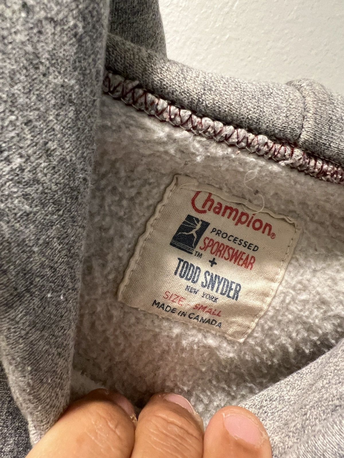 Champion × Todd Snyder Todd Snyder x Champion Hoodie in Gray Size US S / EU 44-46 / 1 - 2 Thumbnail