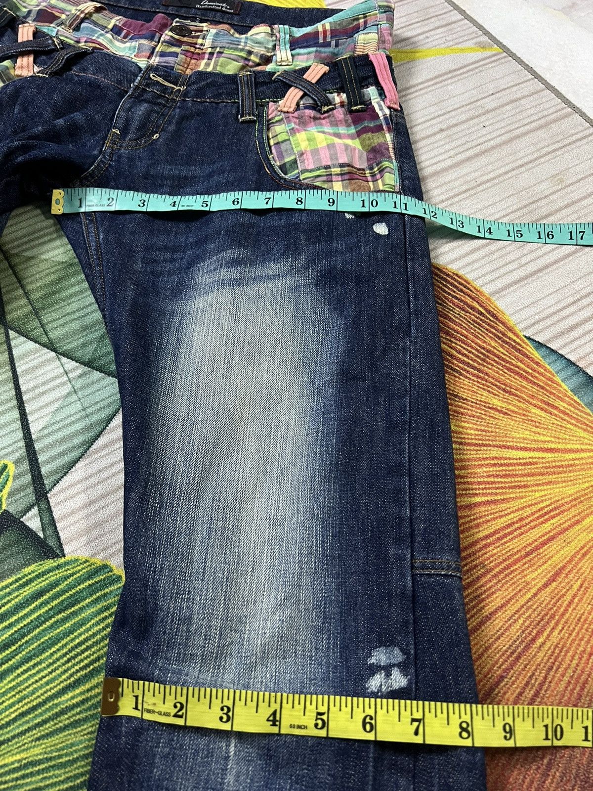 Japanese Brand × Seditionaries VTG DOMINATE HANDCRAFTED DOUBLE WAIST JEANS Size US 32 / EU 48 - 12 Thumbnail