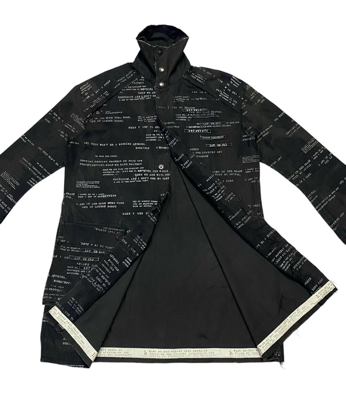 If Six Was Nine Vintage Anarchy With Frayed Seams Punk Jacket Size US L / EU 52-54 / 3 - 13 Thumbnail