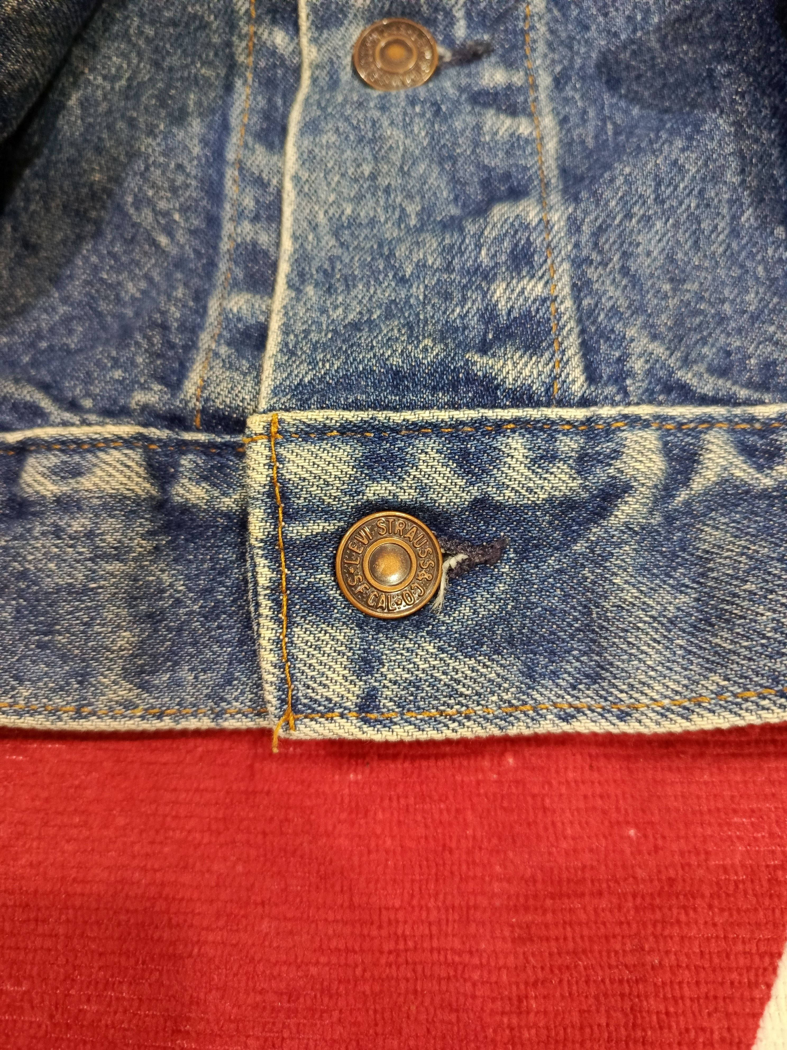 Levi's Vintage 90s Levi's Blanket Lined ORIGINAL Trucker Jacket Size US M / EU 48-50 / 2 - 10 Thumbnail