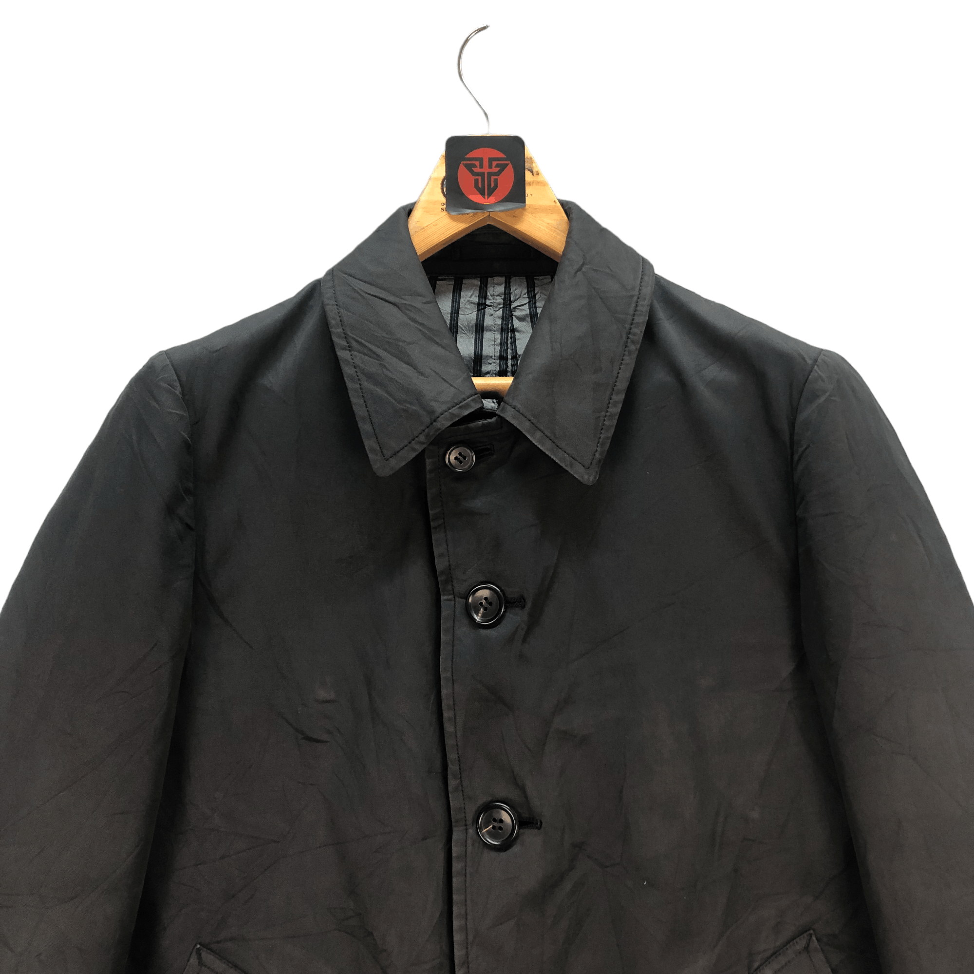 Comme des Garcons Homme CDG HOMME AD2008 COTTON COAT JACKET #6683-79 Size US S / EU 44-46 / 1 - 2 Thumbnail