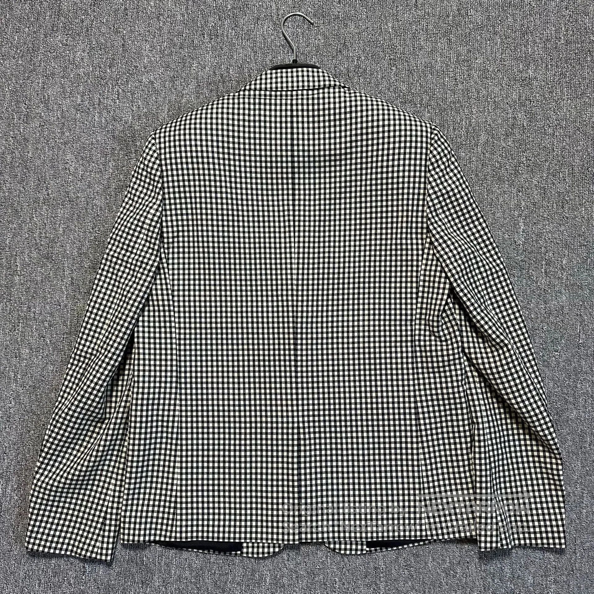 Saint Laurent Paris black and white houndstooth blazer jacket. Size US M / EU 48-50 / 2 - 5 Thumbnail