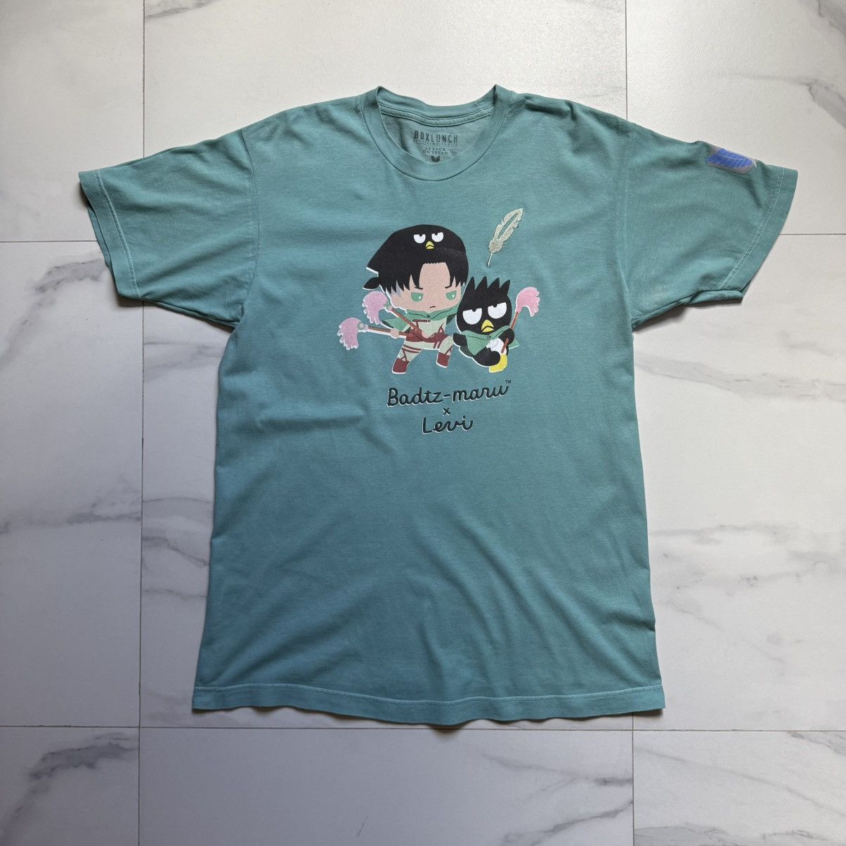 Anime Attack On Titan Badtz-Maru x Levi Rare Tee Size US L / EU 52-54 / 3 - 2 Thumbnail