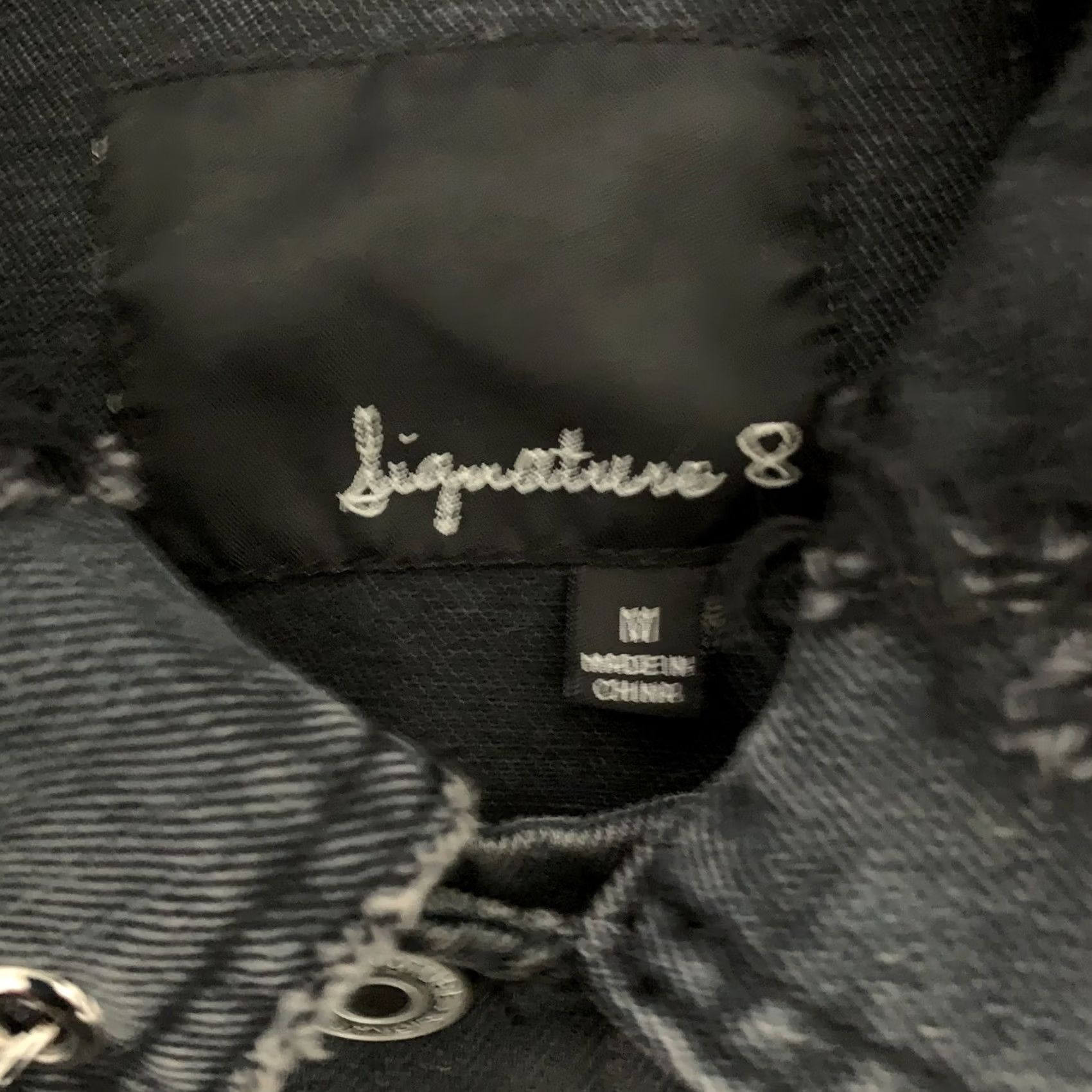 Vintage Signature 8 Jacket Womens Medium Black Cropped Distressed Soft Raw Hem Size M / US 6-8 / IT 42-44 - 2 Thumbnail