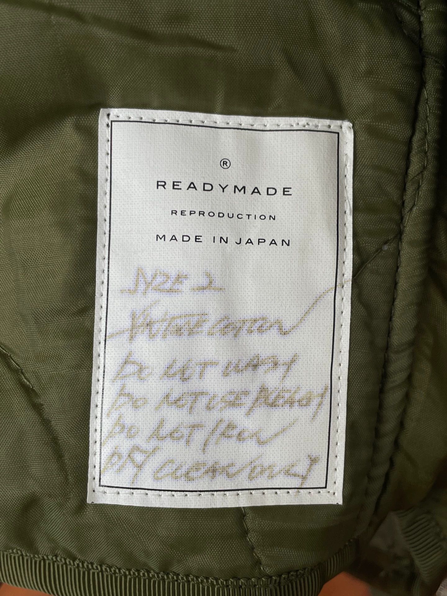 READYMADE Readymade Badge Flight Jacket (Size 2, Vintage Military) Size US M / EU 48-50 / 2 - 4 Thumbnail