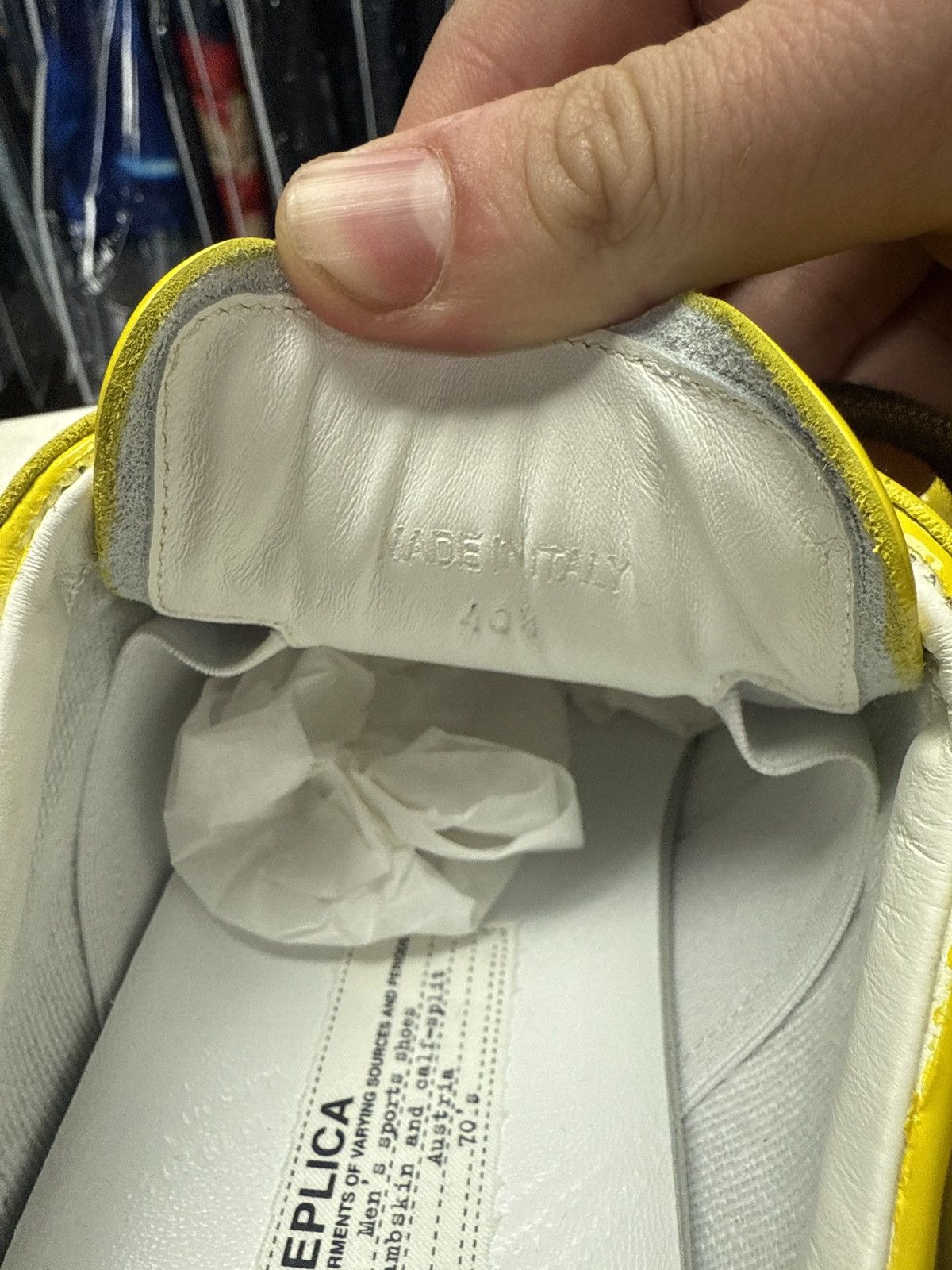 Maison Margiela Maison margiela spectra yellow replica size 40.5 Size US 7.5 / EU 40-41 - 3 Thumbnail