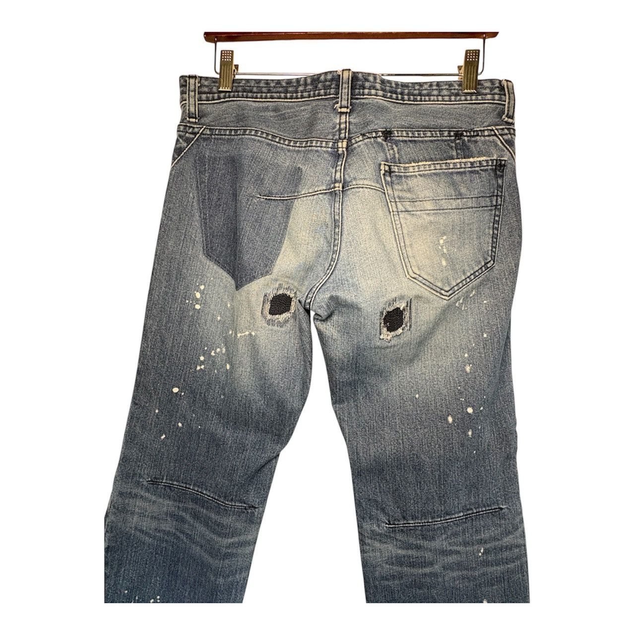 Number (N)ine Number (N)ine Grunge Denim Pants Size US 32 / EU 48 - 6 Thumbnail