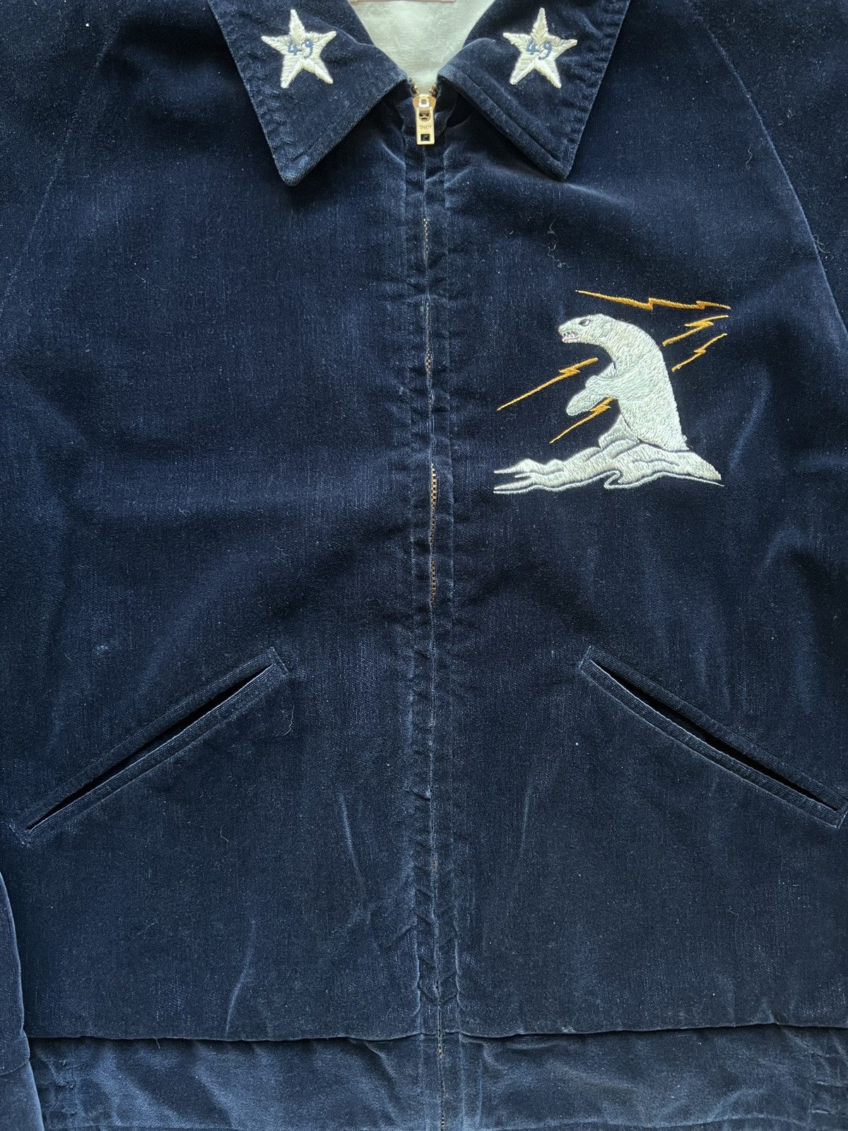 Tenderloin Tenderloin Velvet Souvenir Jacket ERD Chromehearts Size US S / EU 44-46 / 1 - 4 Thumbnail