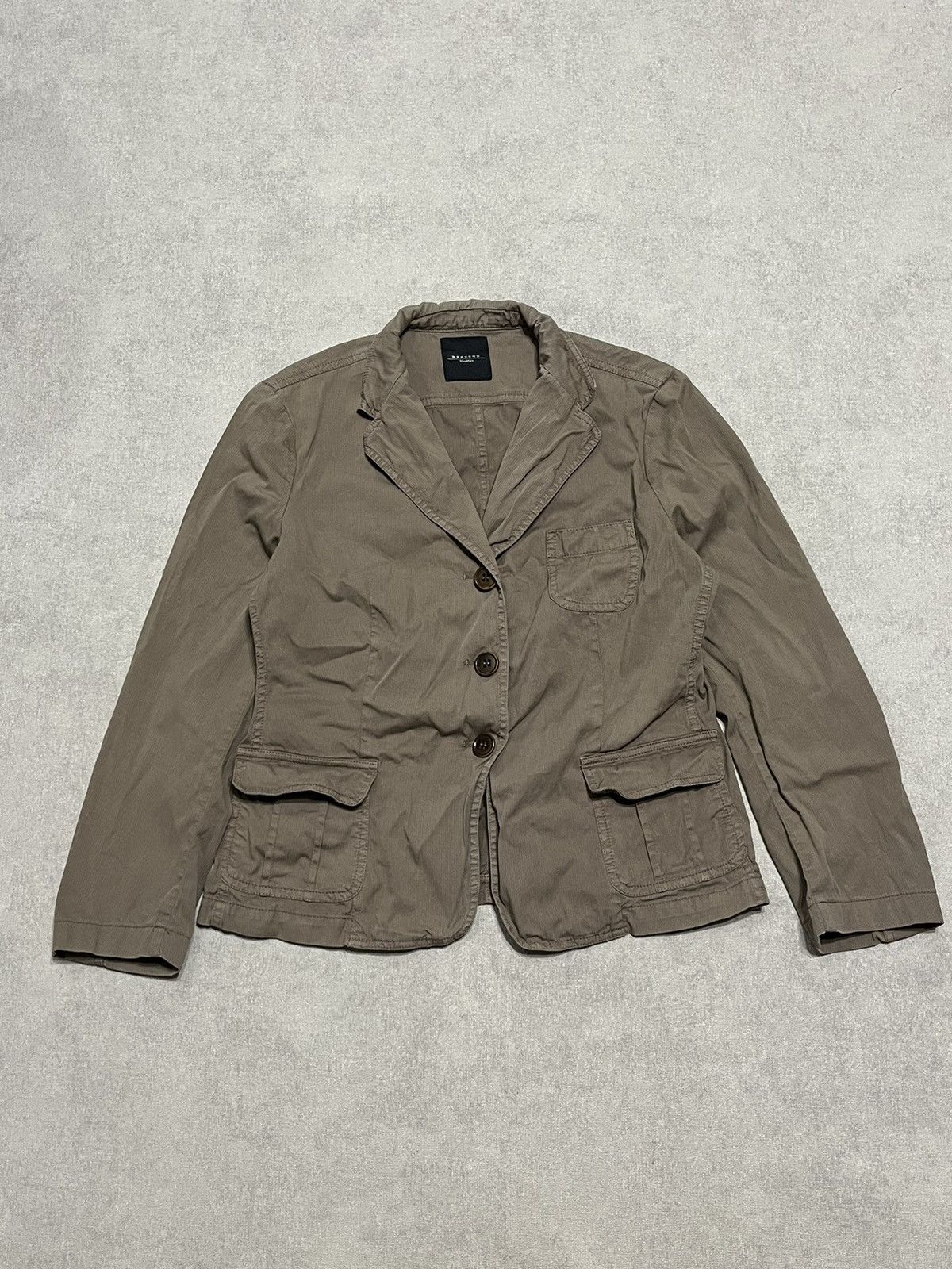 Weekend Max Mara Max Mara Weekend Womens Jacket Coat Blazer Co Size 46IT Size L / US 10 / IT 46 - 1 Thumbnail