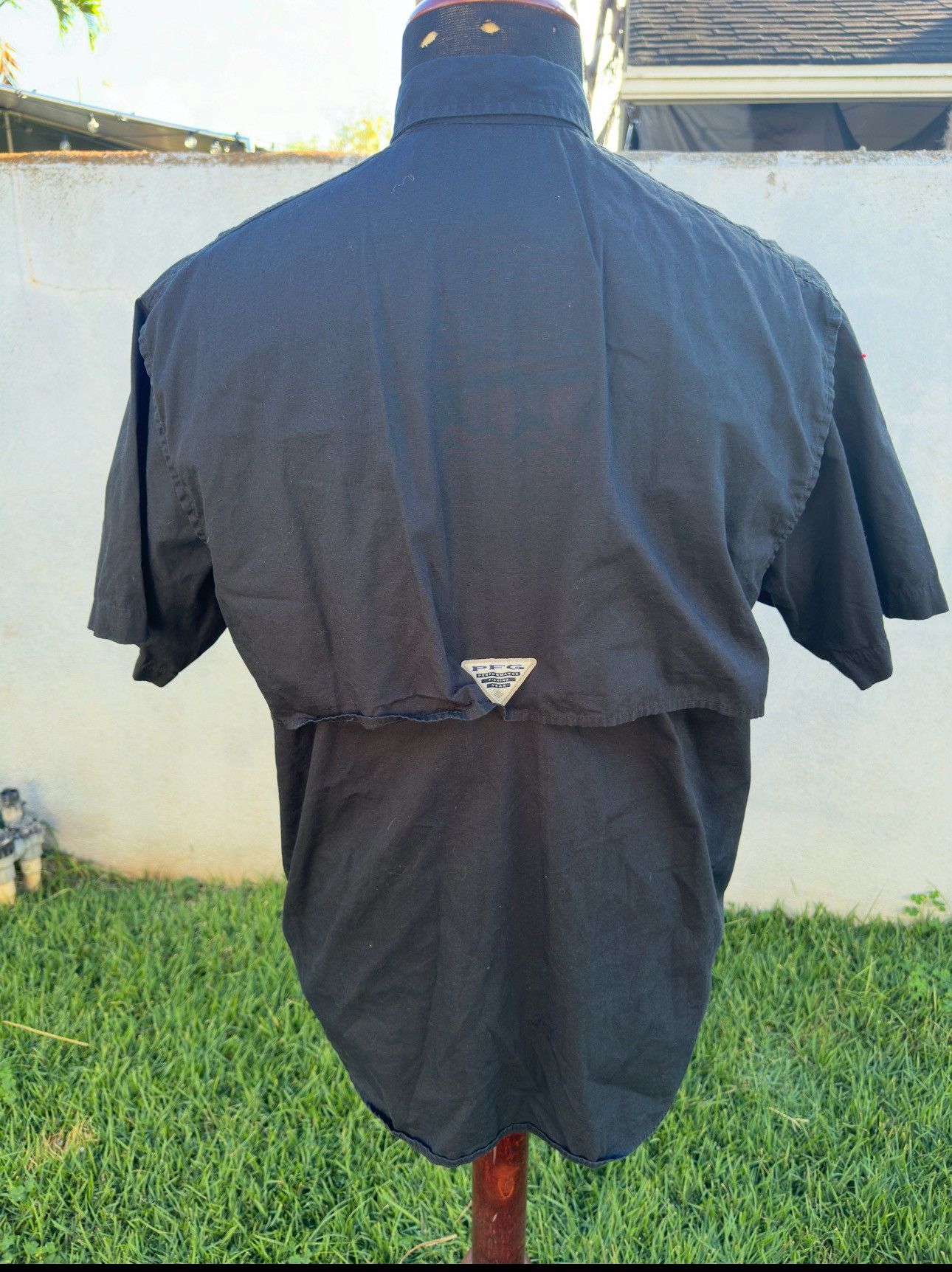 Columbia PreOwned Columbia PFG Shirt Mens S Black Vented Short Sleeve Size US S / EU 44-46 / 1 - 2 Thumbnail