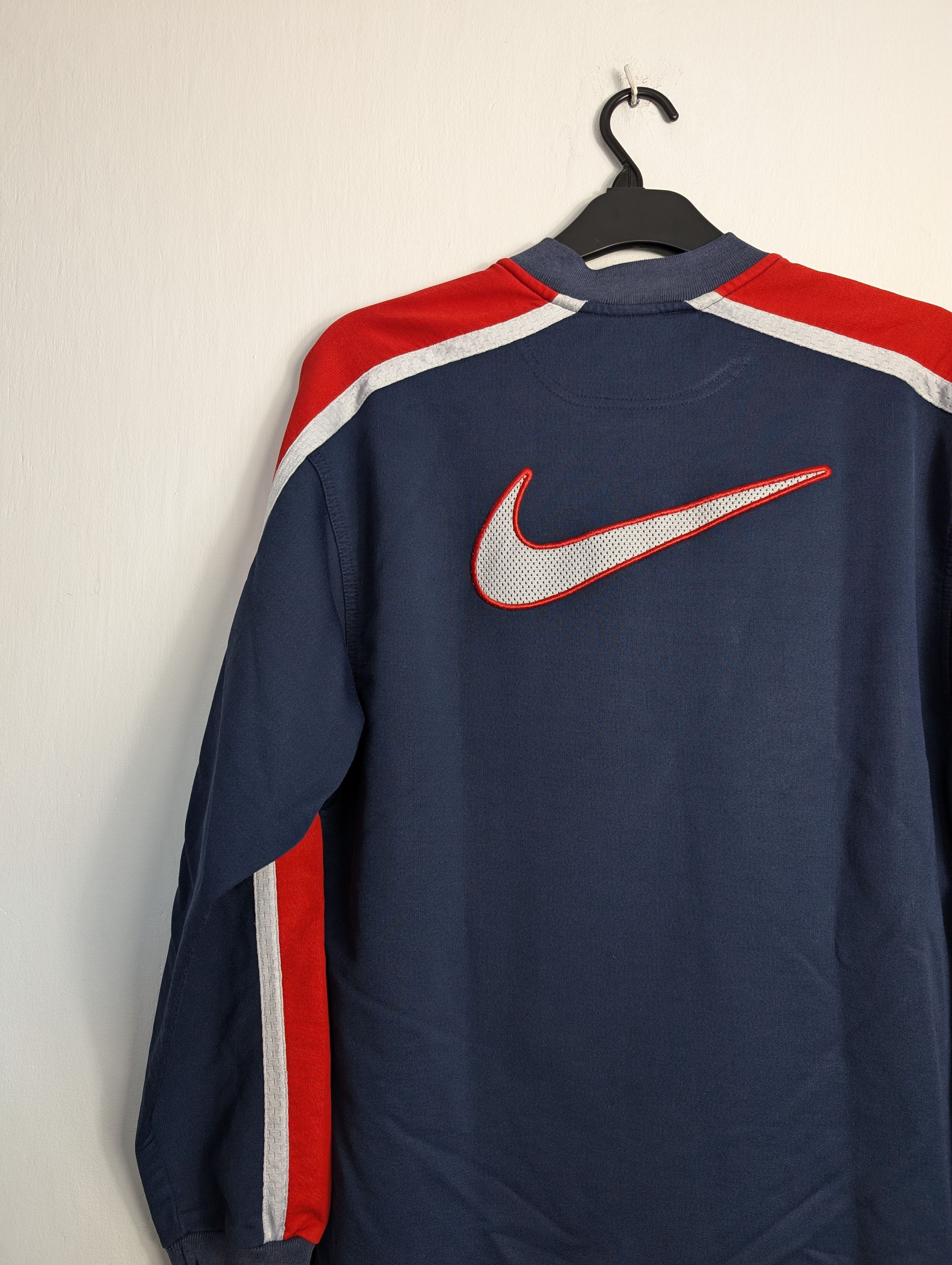 Nike Vintage 90s Nike Jersey Sweatshirt Swoosh Big Logo Y2K Retro Size US M / EU 48-50 / 2 - 5 Thumbnail