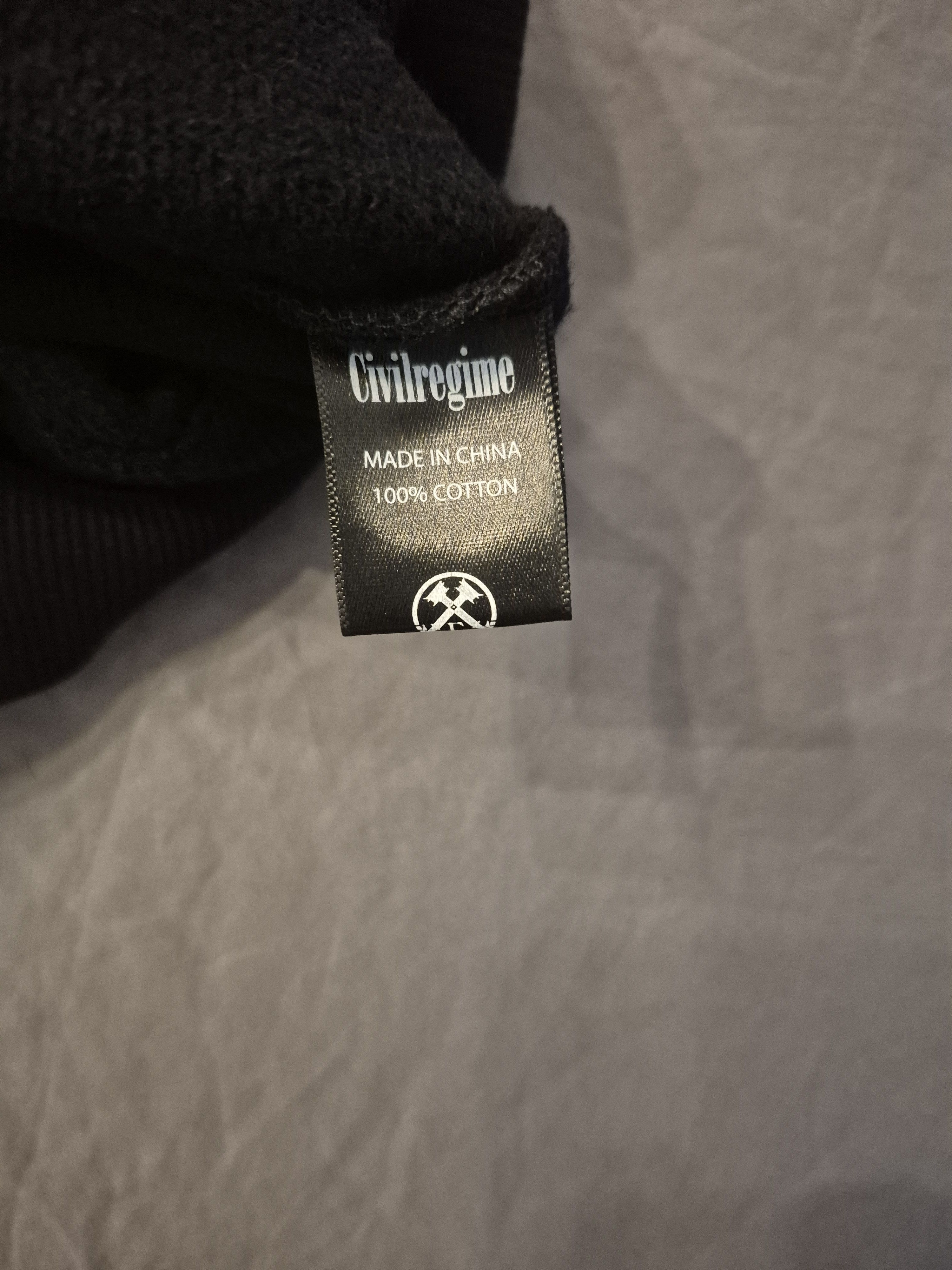 Civil Regime Civil Regime Black Hoodie Size Medium Size US M / EU 48-50 / 2 - 8 Thumbnail