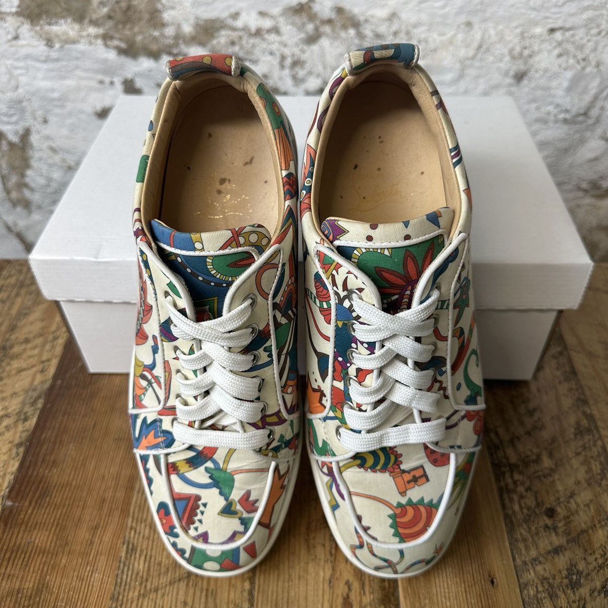 Christian Louboutin Christian Louboutin Abstract Art Low Top Sneaker
