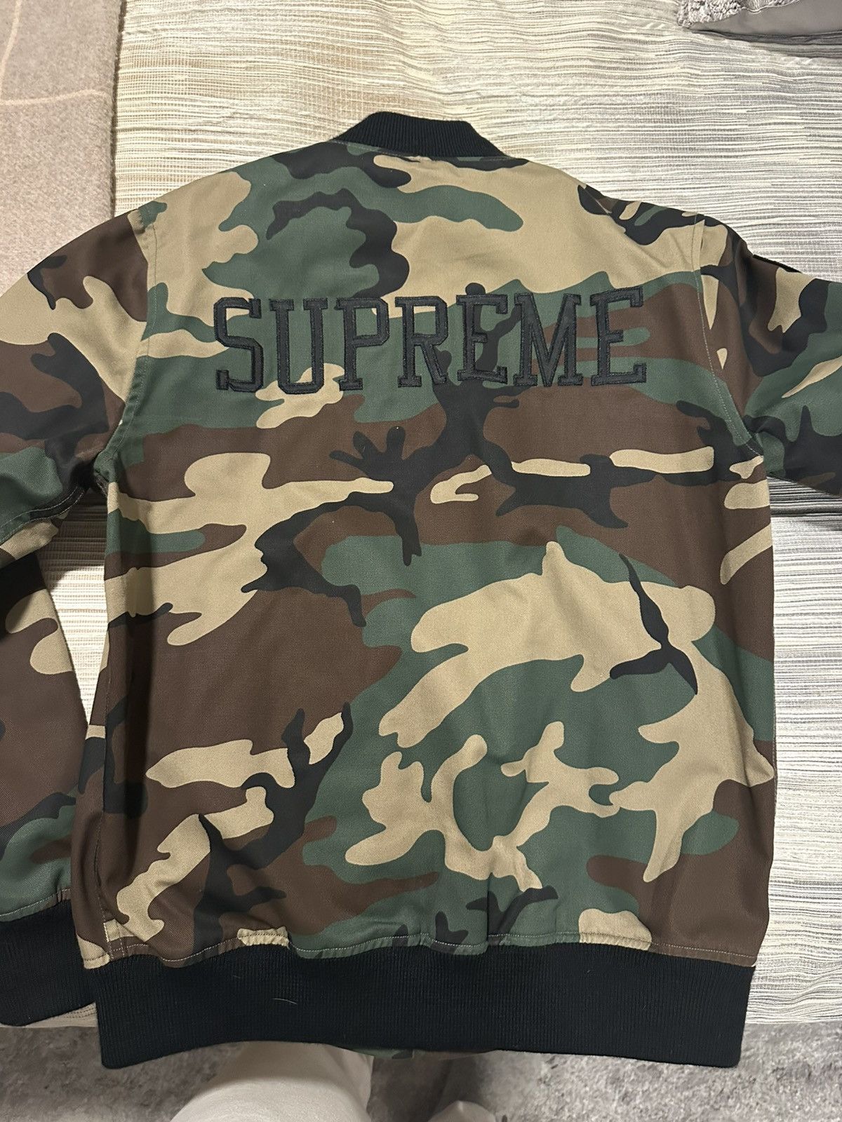 Supreme Supreme “A” Camo Bomber Size US M / EU 48-50 / 2 - 2 Thumbnail