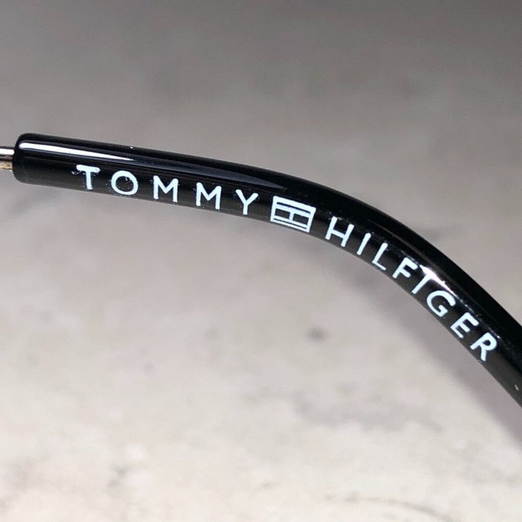 Tommy Hilfiger Tommy Hilfiger Silver & Black Round Aviator Sunglasses Size ONE SIZE - 6 Thumbnail